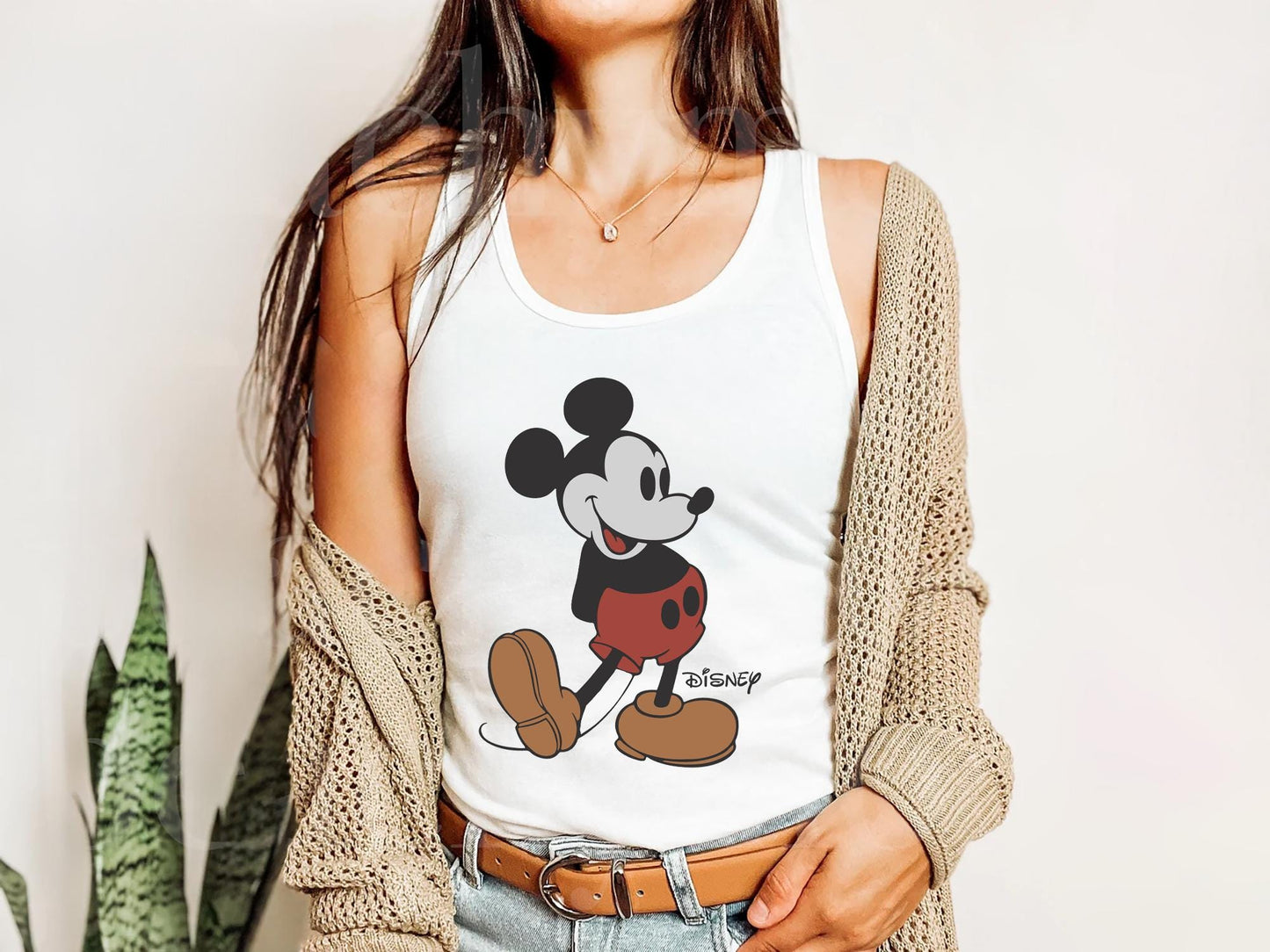 Disney Classic Mickey Mouse Pose Tank Top Mickey Tank Top Disneyland Holiday Vacation Tank Disney RetroTank Tank Top – Cozy Vibes · High-Quality Print