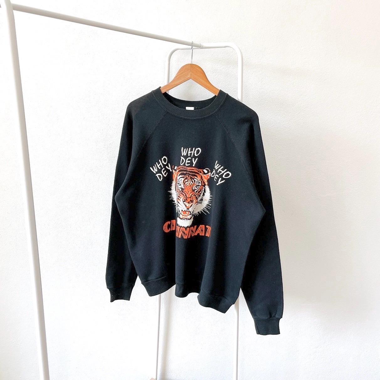 Vintage 90s Cincinnati Bengals NFL football Made in USA vintage Tultex black sweatshirt 2XL Sweatshirt – Easygoing Wear · High-Quality Print