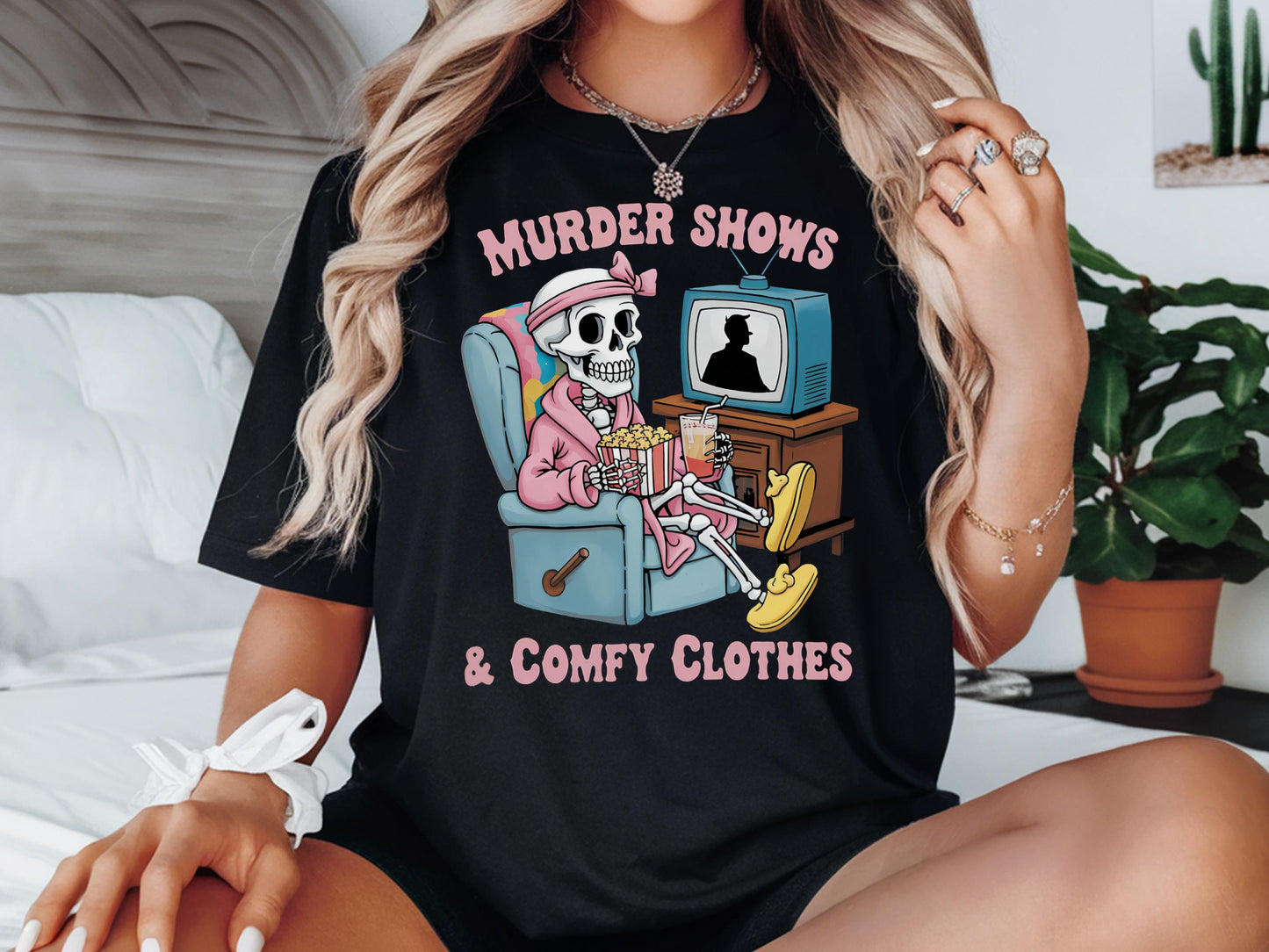 Murder Shows And Comfy Clothes True Crime Shirt Watch Horror Movies Shirt True Crime Lovers Gift True Crime Documentary Shirt Graphic Tee – Bold Style · Perfect For Daily Wear