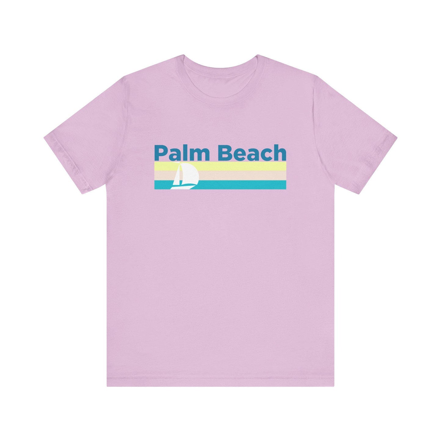 Palm Beach T Shirt Sailboat Graphic Palm Beach Tee Graphic Tee – Aesthetic Look · High-Quality Print