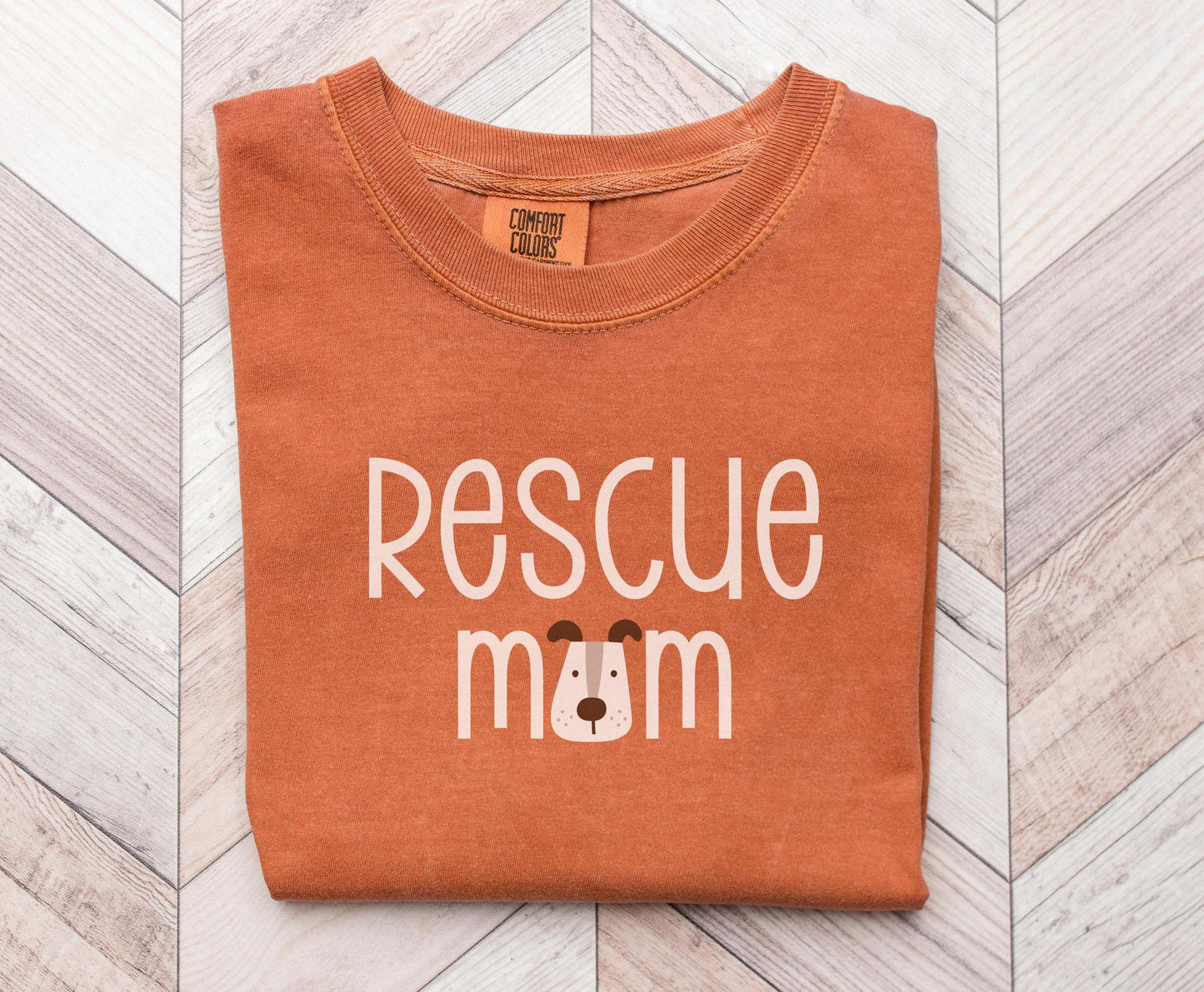 RESCUE MOM T shirt Animal Rescue Tee Foster Dog Mom Shirt Dog Rescue Shelter and Pet Lover Gift Graphic Tee – Premium Graphic · Top Pick For Any Outfit