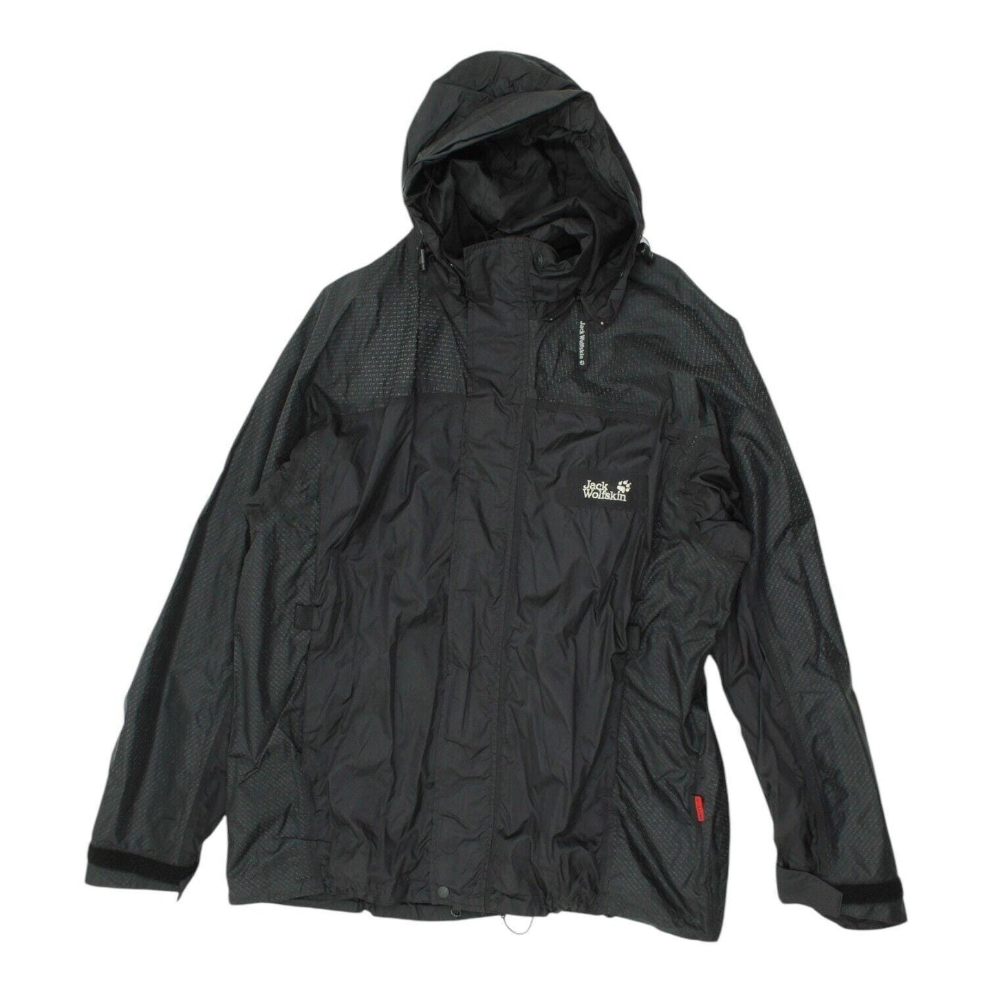 Jack Wolfskin Rain Jacket Vintage Mens Black Outdoors Designer Hooded Coat Graphic Tee – Feel-Good Design · Top Pick For Any Outfit