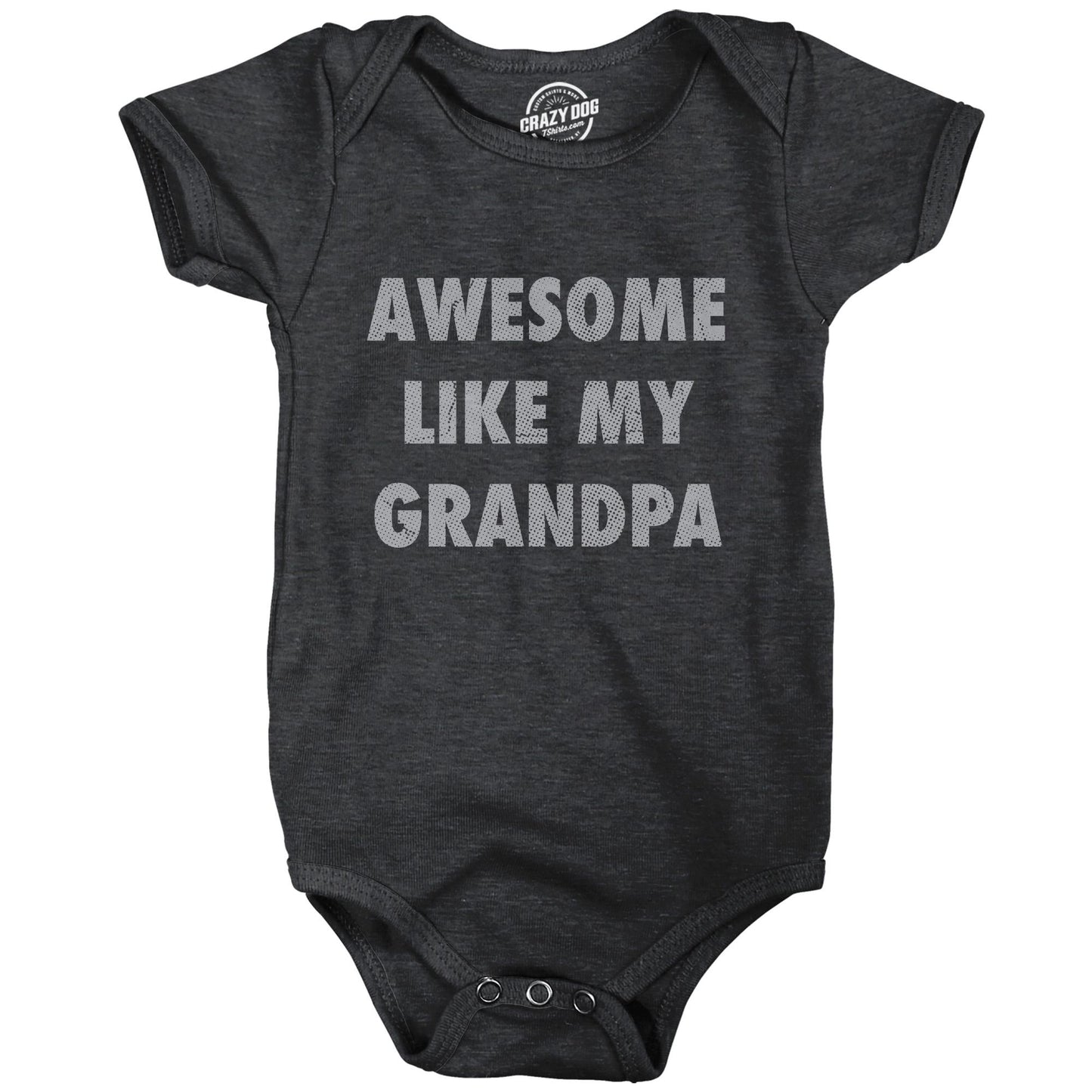 Love Grandpa Romper Funny Baby Clothes Baby Creeper Rompers For Father39s Day Cute Romper Funny Romper Awesome Like My Grandpa New Baby Graphic Tee – Feel-Good Design · Great Gift For Fans