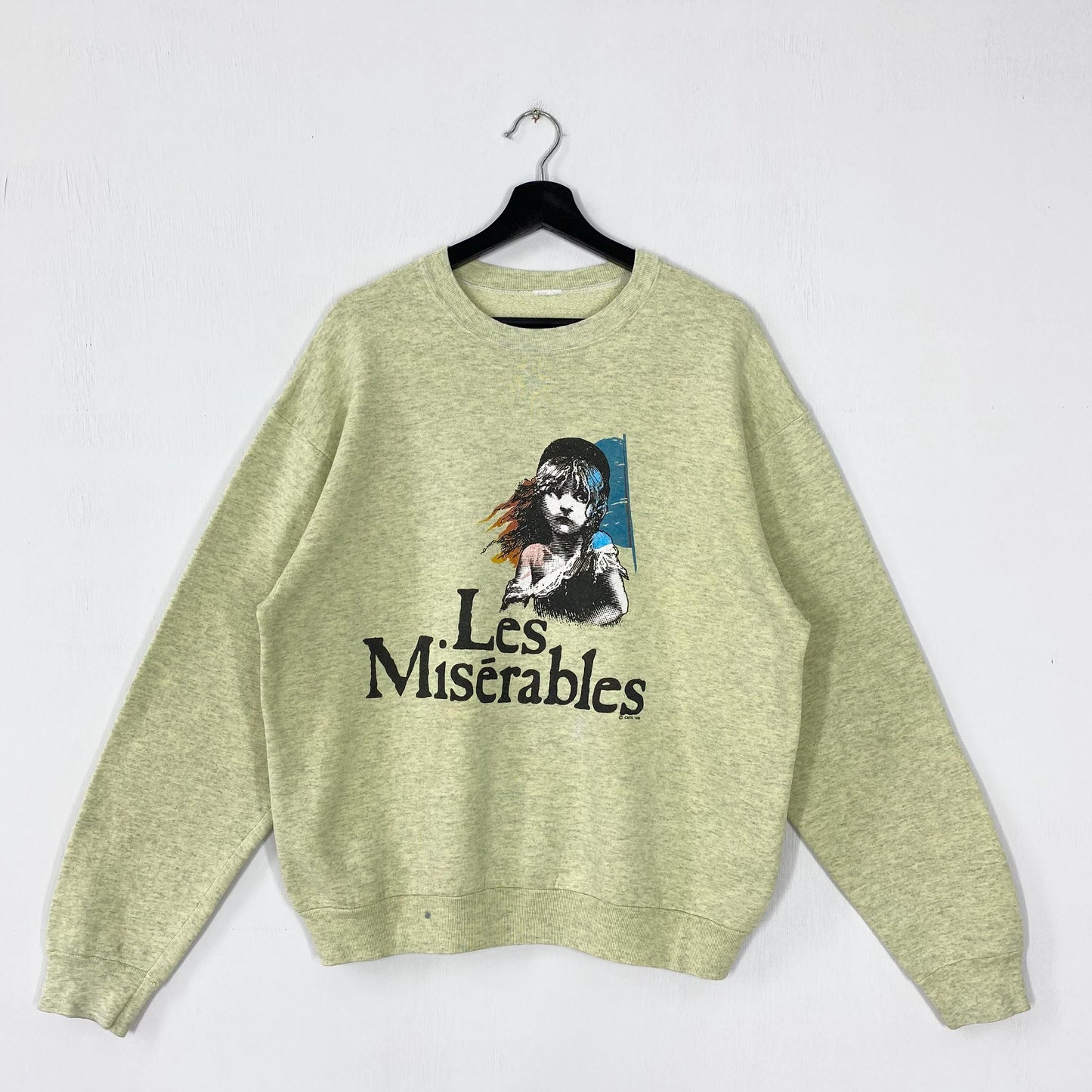 Vintage Les Miserables Sweatshirt Les Miserables Crewneck Les Miserables Sweater Pullover Les Miserables Musical Film Print Logo Grey Medium Sweatshirt – Fan Favorite · Must-Have Style