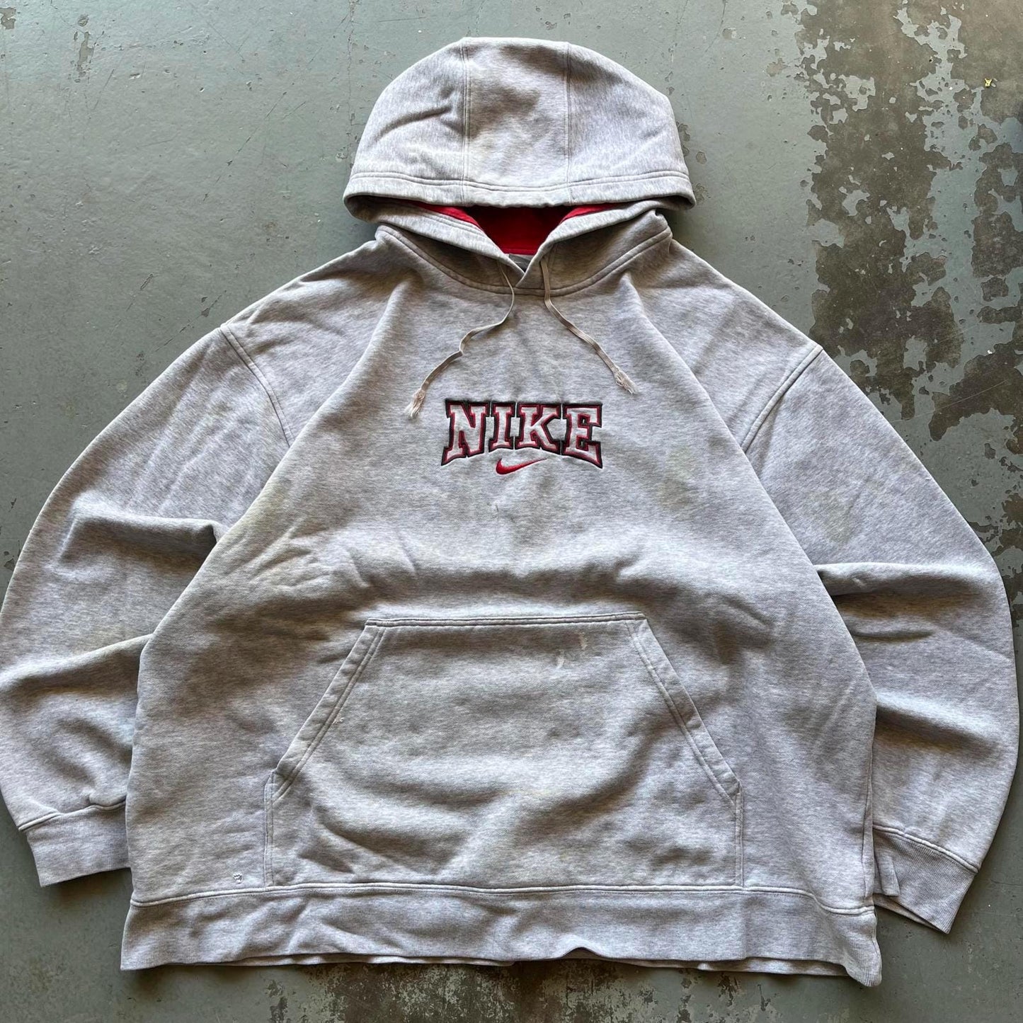 Vintage Y2K Nike Center Swoosh Distressed Grunge Hoodie Hoodie – Feel-Good Design · High-Quality Print