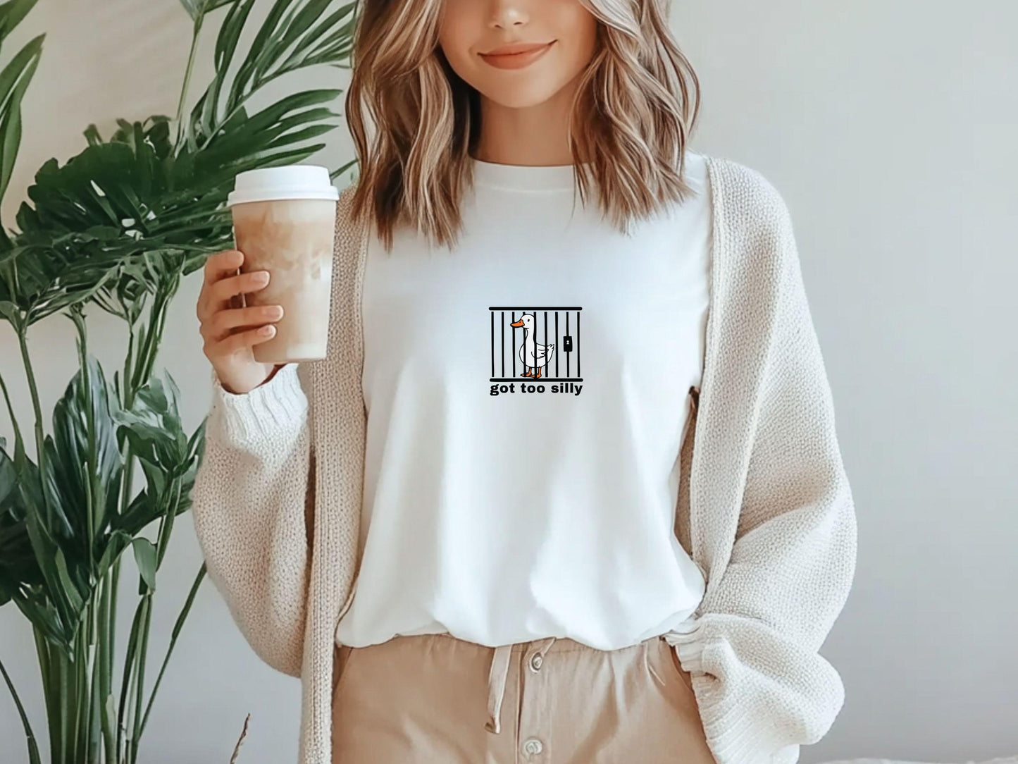 Silly Goose Shirt Got Too Silly Shirt Goose Tee Silly Goose Shirt Funny Shirt Gift Silly Goose Gift Funny Goose Outfit Graphic Tee – Premium Graphic · High-Quality Print