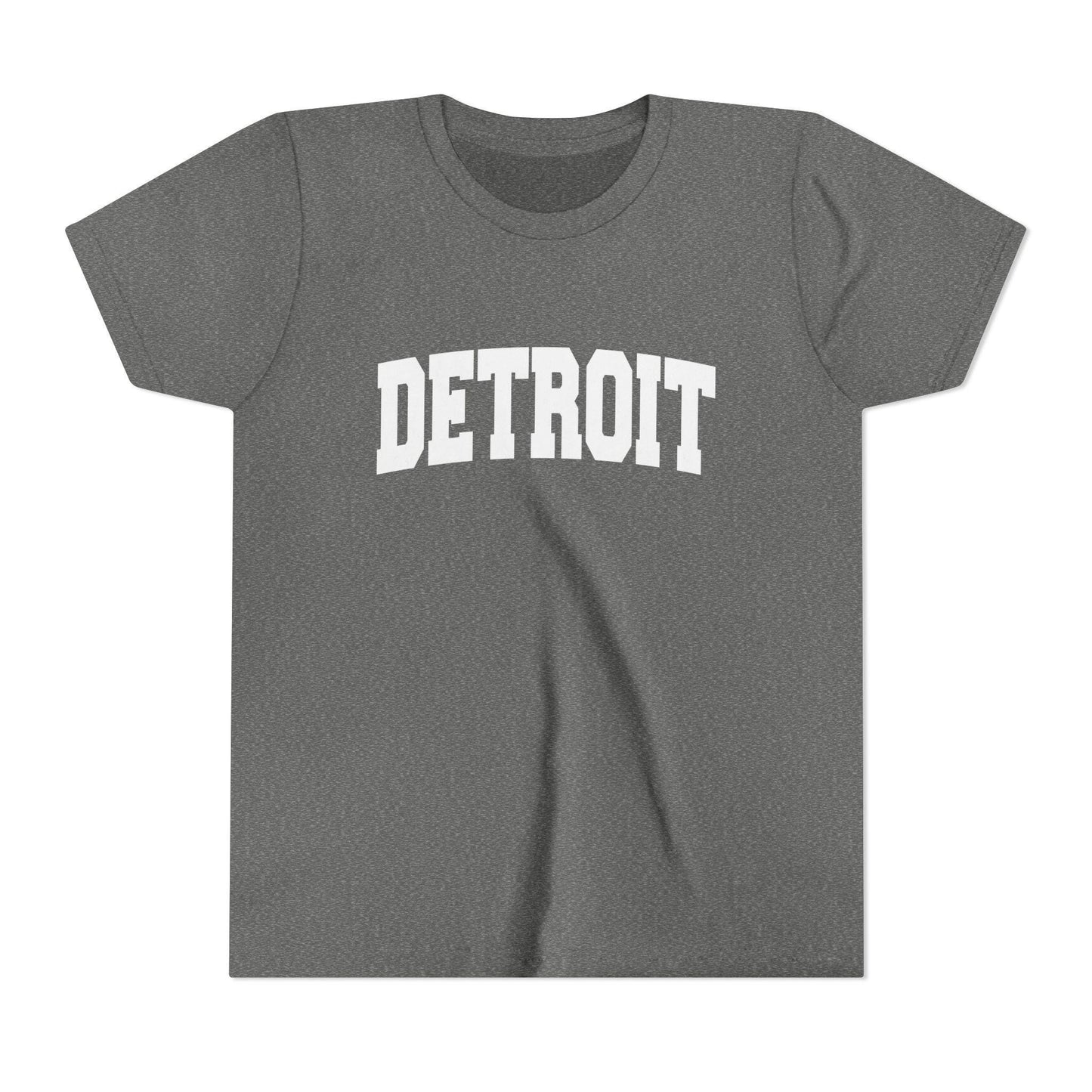 Detroit Michigan Youth Graphic Tee Kids Detroit T Shirt Graphic Tee – Feel-Good Design · High-Quality Print