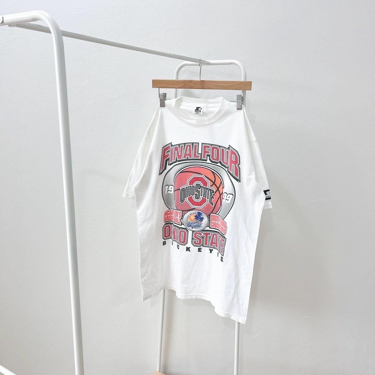 Vintage 90s Ohio State Buckeyes 1999 NCAA Final four vintage Starter white t shirt L Graphic Tee – Warm & Stylish · Top Pick For Any Outfit