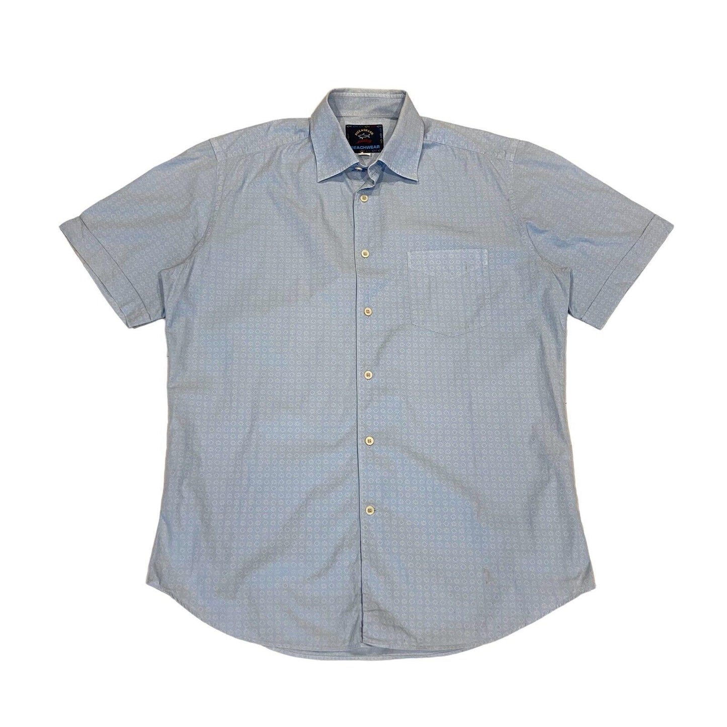 Paul Shark Blue Shirt Vintage Mens High End Designer Beachwear Short Sleeve Graphic Tee – Easygoing Wear · Great Gift For Fans