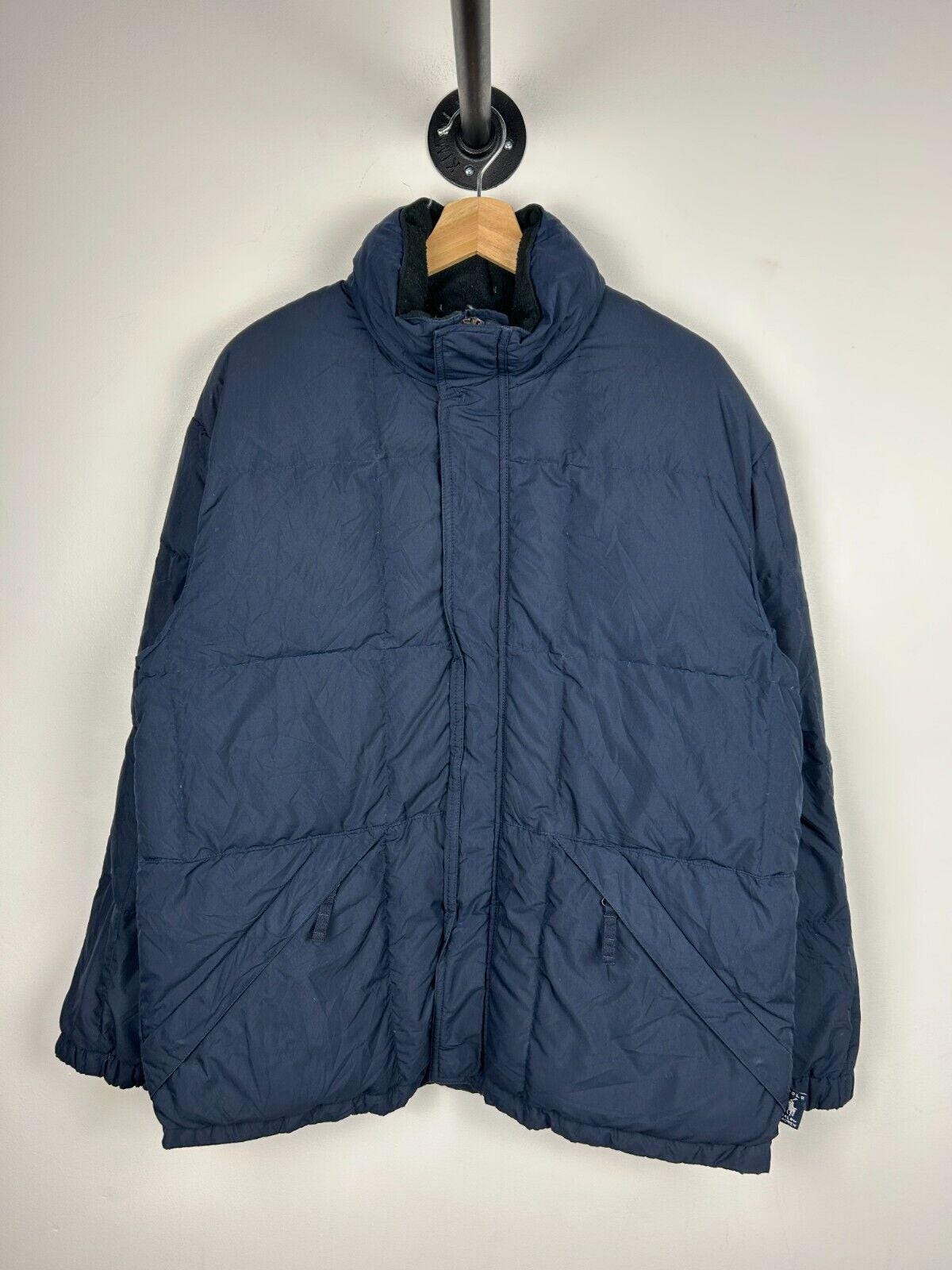 Vintage 90s Polo Ralph Lauren Navy Puffer Jacket Size L Graphic Tee – Bold Style · Trending Graphic Apparel