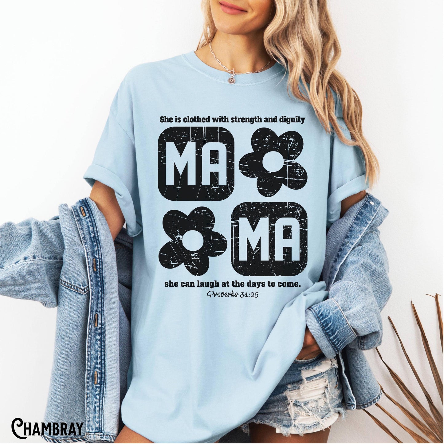 Christian Mama Shirt Flower Mama Tee Trendy Retro T shirt Vintage Faith Bible Verse Mother39s Day Gift Gift for Mom Graphic Tee – Warm & Stylish · Trending Graphic Apparel