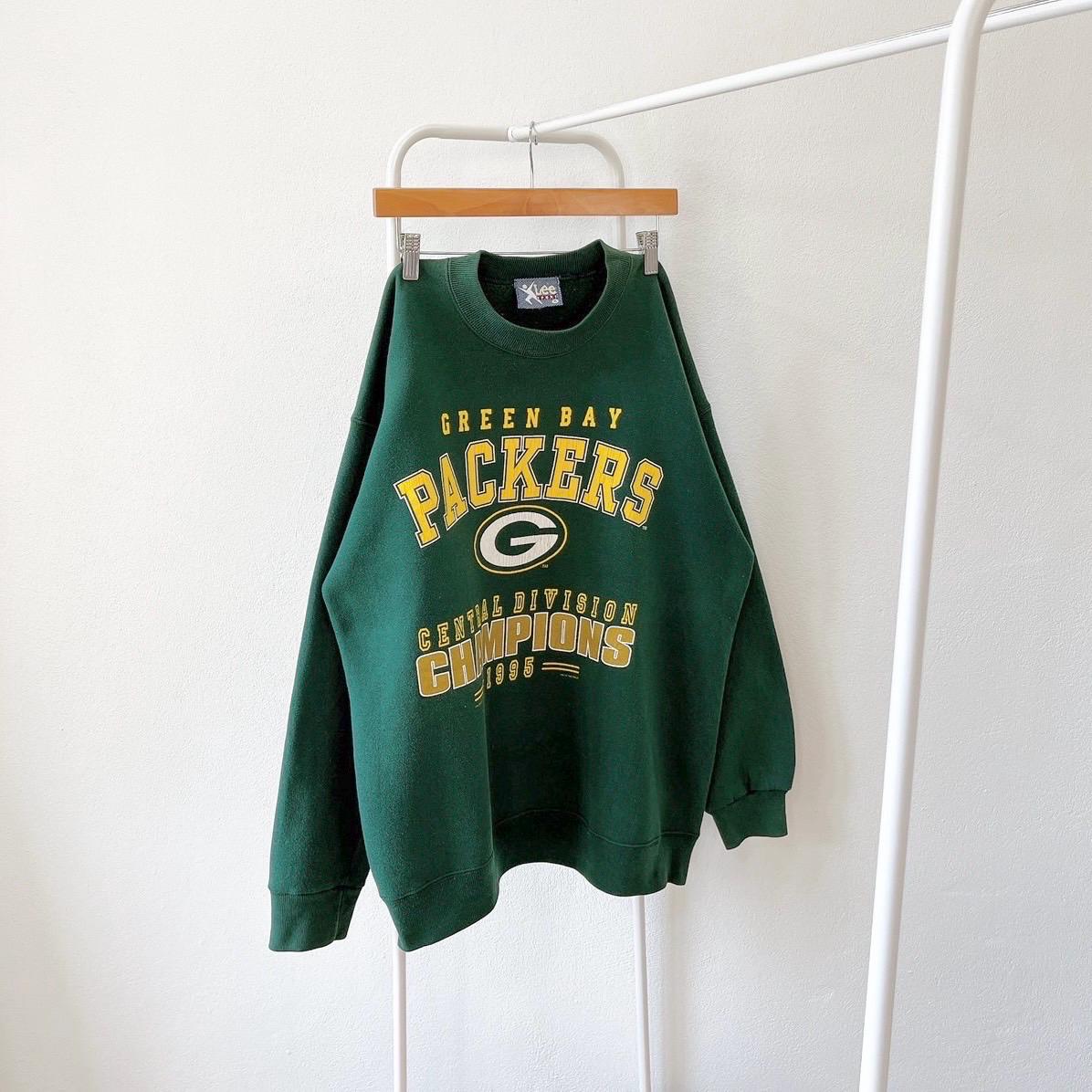 Vintage 90s Green Bay Packers 1995 NFL football vintage Lee sport green sweatshirt XL Sweatshirt – Easygoing Wear · Perfect For Daily Wear