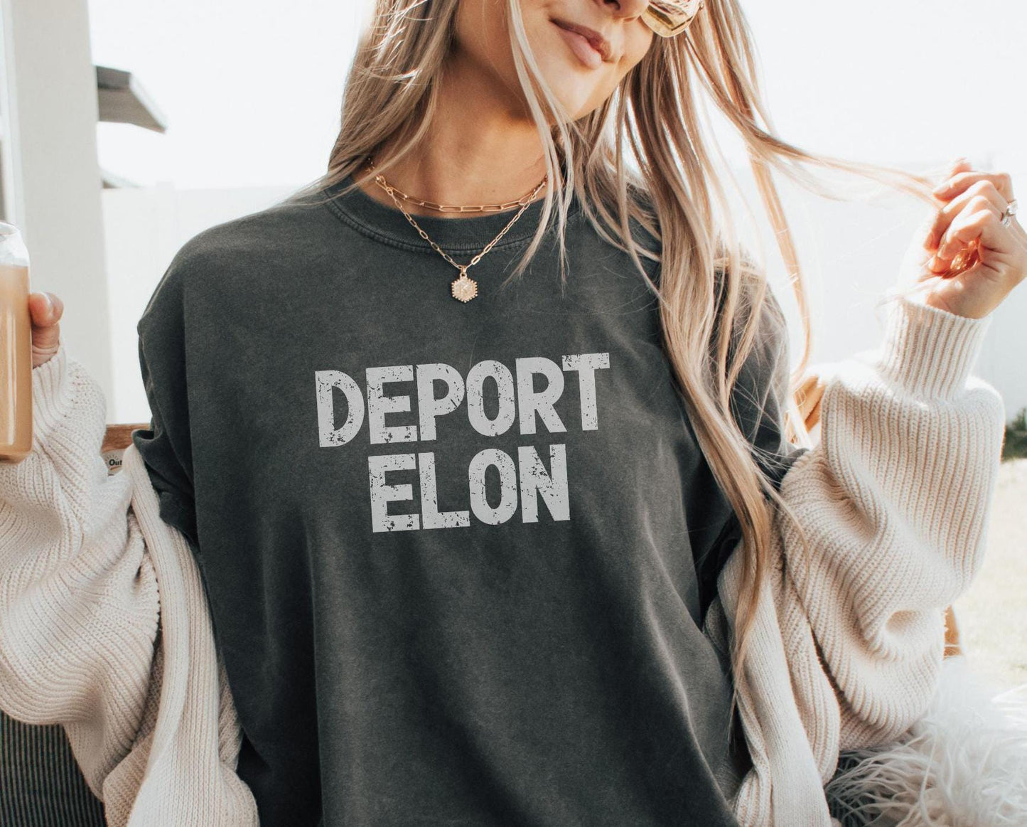 Deport Elon Shirt Tee Deport Elon Musk TShirt Resistance and Protest Political Gift Anti Trump Protest Tee Graphic Tee – Everyday Comfort · High-Quality Print