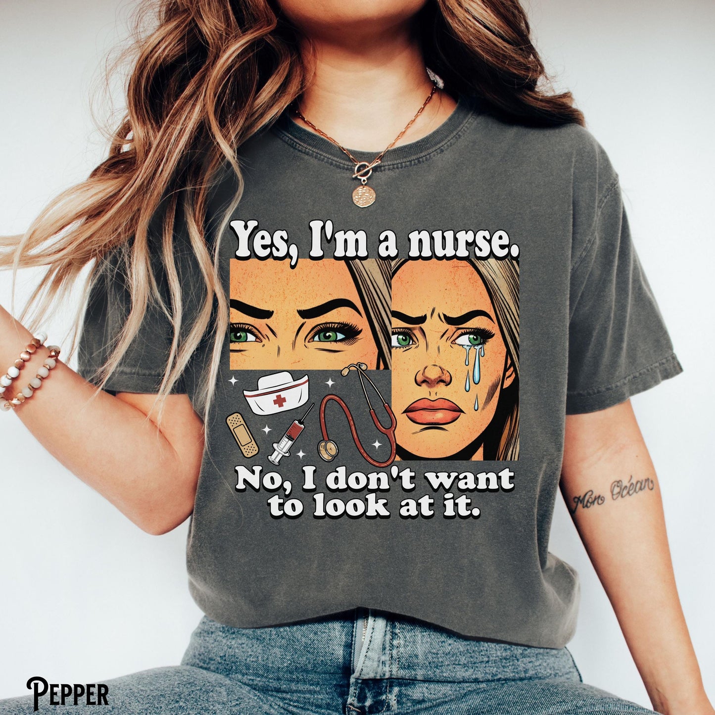 Registered Nurse Shirt Nurse Practitioner Tee Retro T Shirt Funny Humorous Pop Art Comic NP RN LPN Graduation Appreciation Gift Graphic Tee – Feel-Good Design · Top Pick For Any Outfit