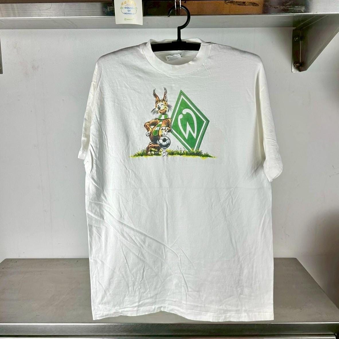 Vintage 90s SV Werder Bremen German Soccer Team Large Single Stitch T shirt Vintage Werder Bremen Soccer Tshirts Graphic Tee – Cozy Vibes · Top Pick For Any Outfit