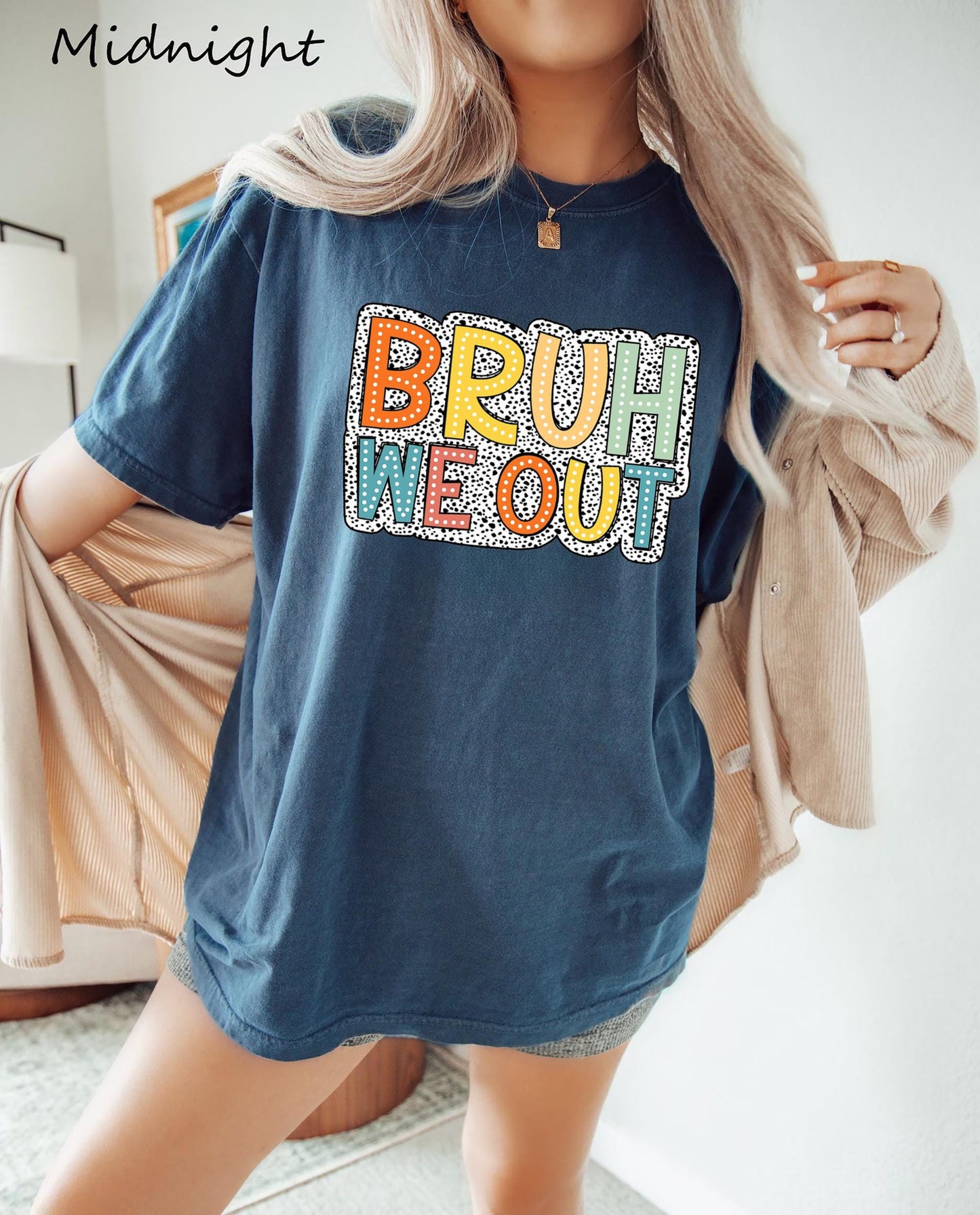 Funny Bruh We Out Teachers T Shirt Customizable Bruh We Out Shirt Funny Last Day Of School Popular Teacher Gift Graphic Tee – Aesthetic Look · Must-Have Style