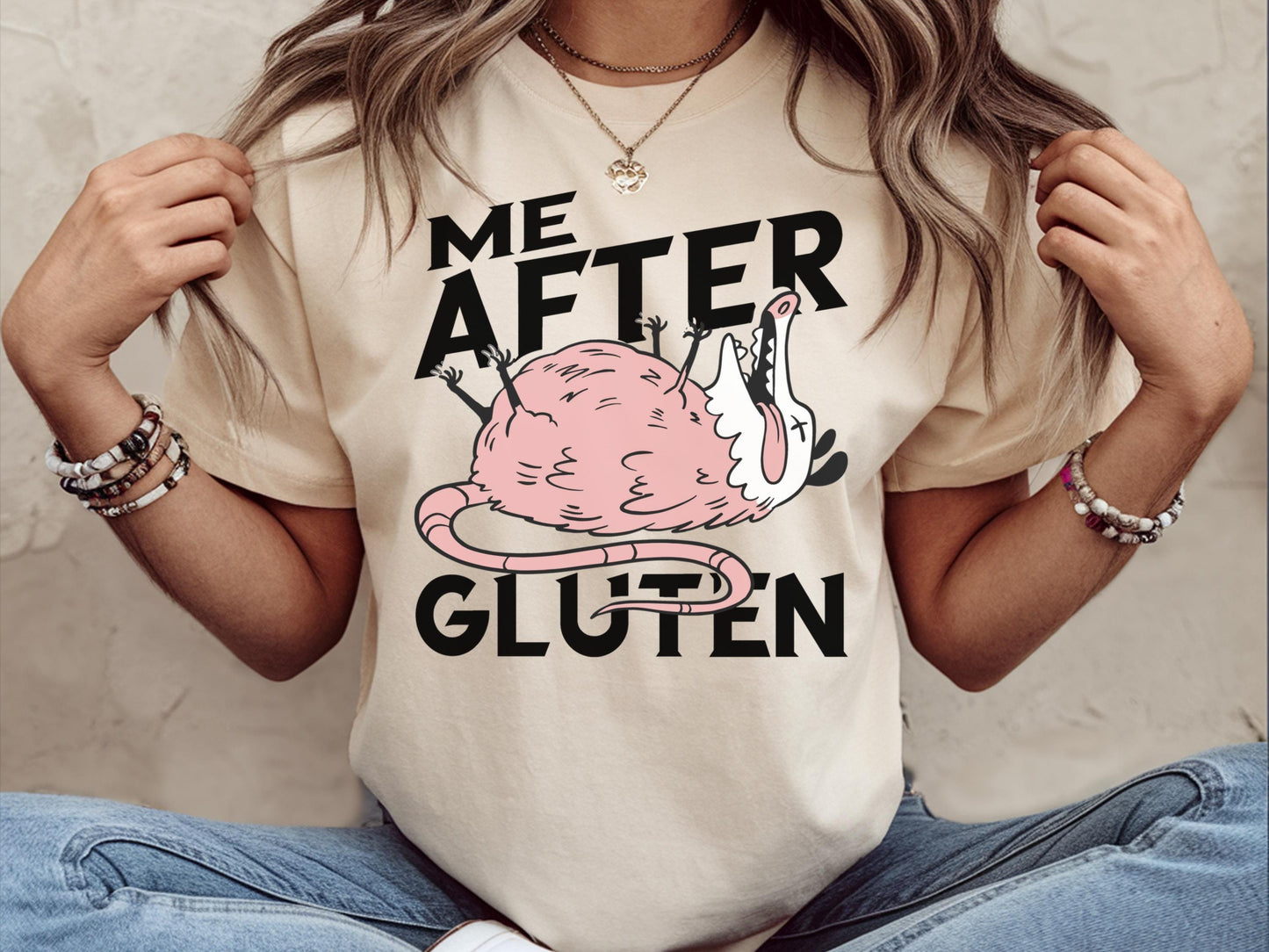Funny Gluten Meme Shirt Funny Gluten Intolerance Shirt Celiac Disease Awareness Shirt Gluten Free Shirt Funny Gluten Intolerance Gift Graphic Tee – Easygoing Wear · Perfect For Daily Wear
