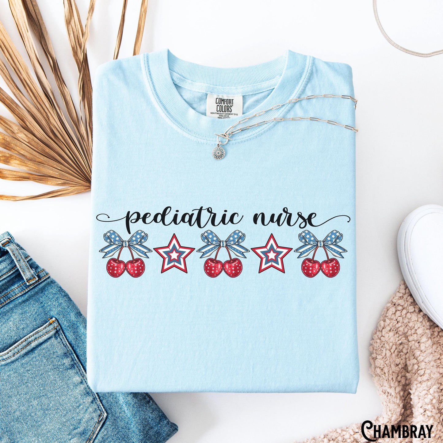 4th of July Pediatric Nurse Shirt PEDS Patriotic Tee Stars RN T Shirt Pediatric Coquette Bow Tshirt PICU Nurse Gift Graphic Tee – Warm & Stylish · Must-Have Style
