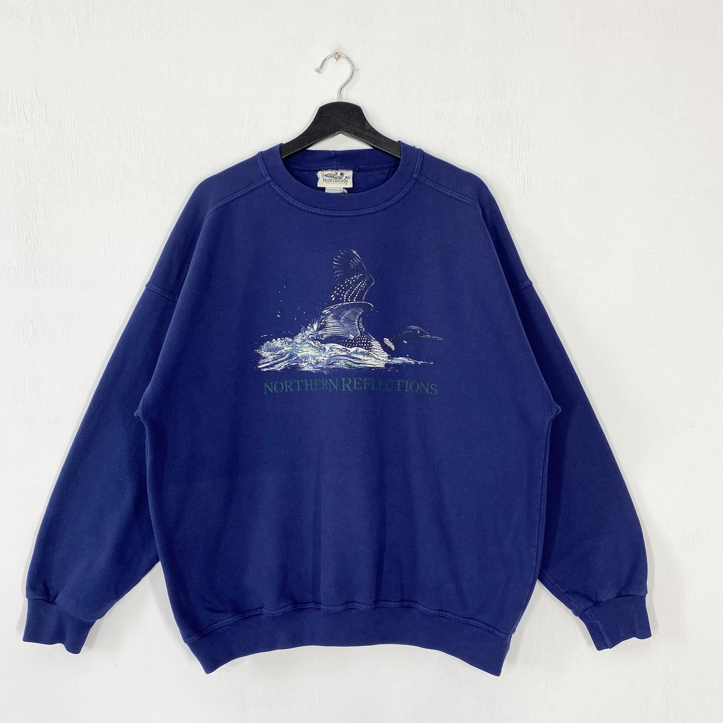 Vintage 90s Outdoor Outfitters Sweatshirt Ducks Crewneck Deer Sweater Pullover National Wildlife Ducks Unlimited Print Blue Logo XLarge Sweatshirt – Aesthetic Look · High-Quality Print