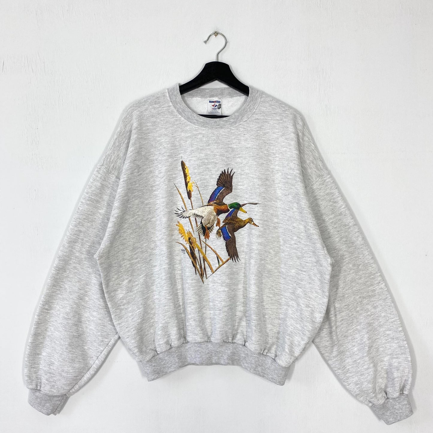 Vintage Outdoor Outfitters Sweatshirt Ducks Crewneck Deer Sweater Pullover National Wildlife Ducks Unlimited Print Grey Logo XLarge Sweatshirt – Cozy Vibes · Perfect For Daily Wear