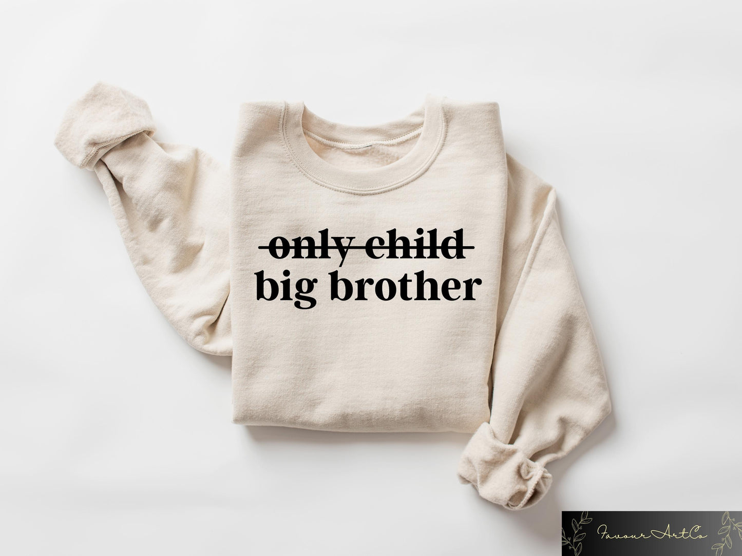 Only Child Big Brother Sweatshirt Cute Baby Announcement T shirt Big Brother Shirt Big Brother Gift Trendy Baby Shower Outfit Sweatshirt – Easygoing Wear · Trending Graphic Apparel