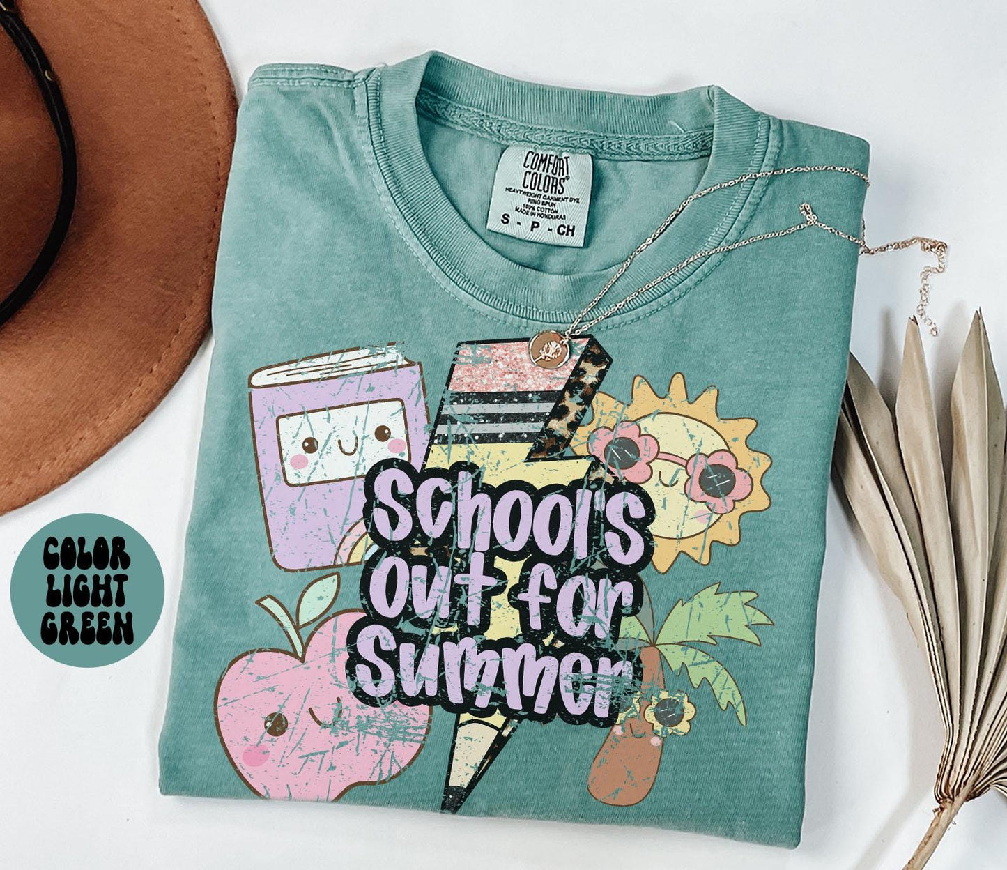 Schools Out For Summer Shirt Last Day of School Tees Teacher Tshirts Teacher Summer Summer Break Shirts End of School Year Last Day Graphic Tee – Premium Graphic · High-Quality Print