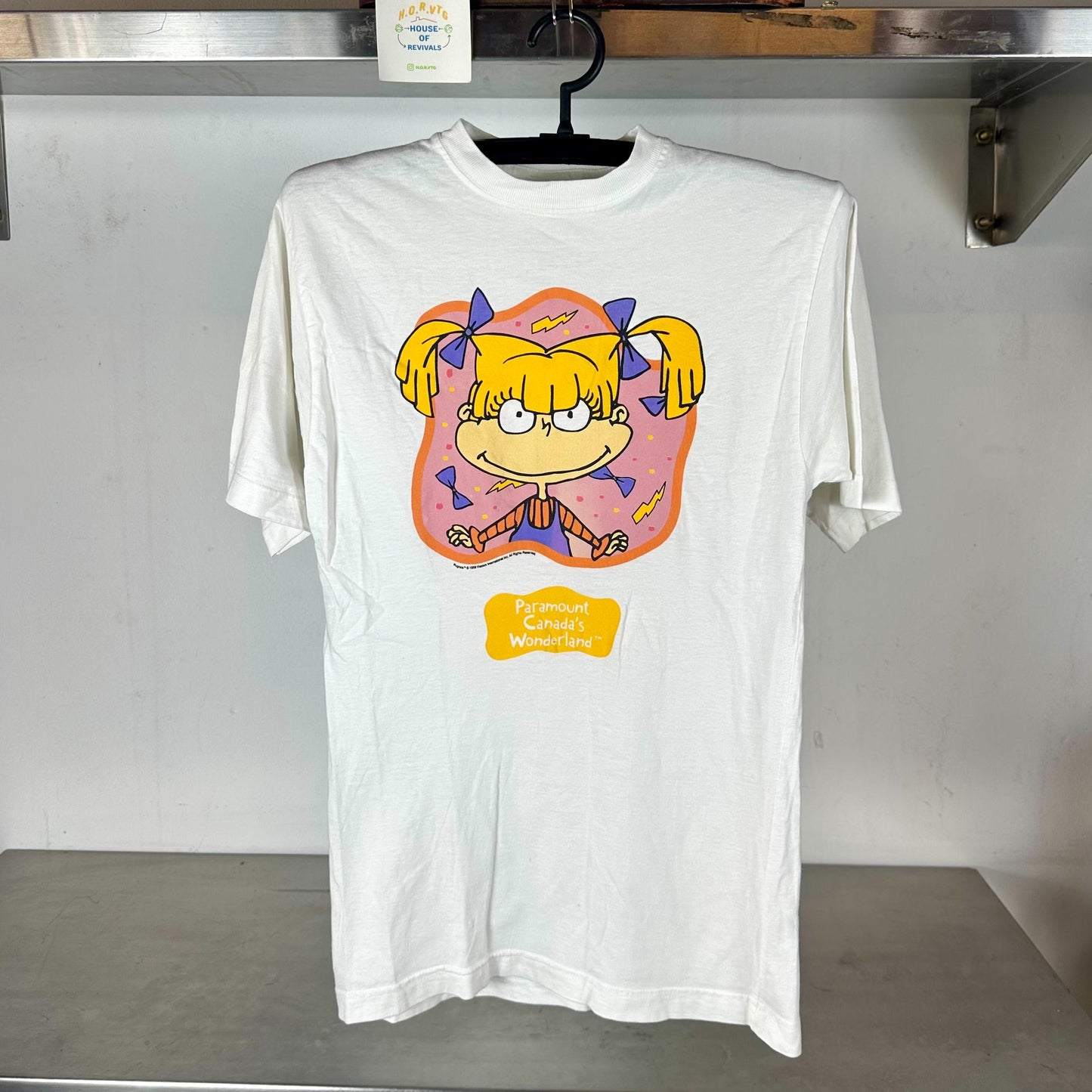 Vintage 90s Rugrats Angelica Paramount Canada Wonderland Cartoon Promo small T shirt Nickelodeon Tshirts Cartoon Tshirts Cartoon Tees Graphic Tee – Feel-Good Design · Top Pick For Any Outfit