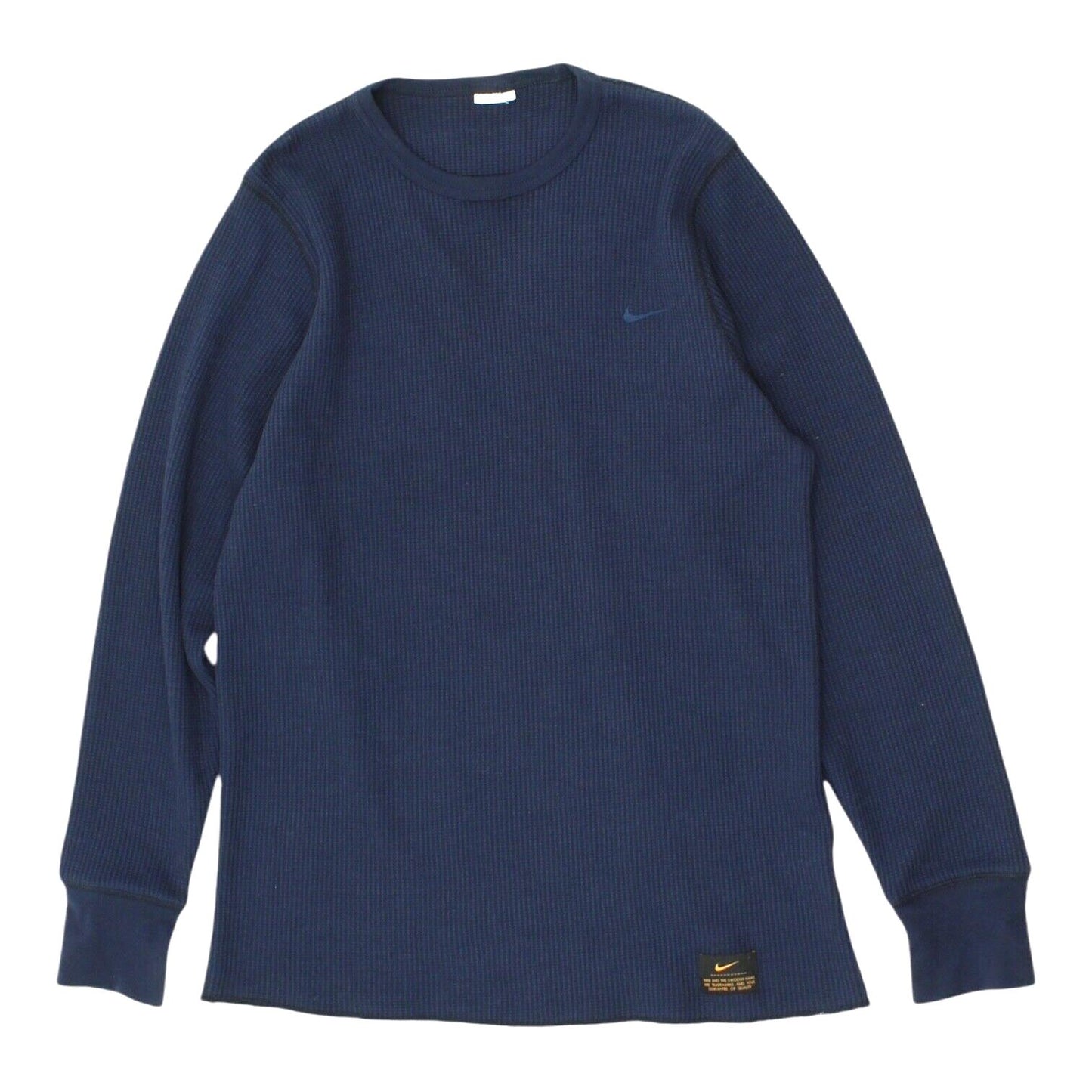 Nike Mens Navy Jumper Knit Designer Crew Neck Casual Sports Logo Streetwear Graphic Tee – Bold Style · High-Quality Print