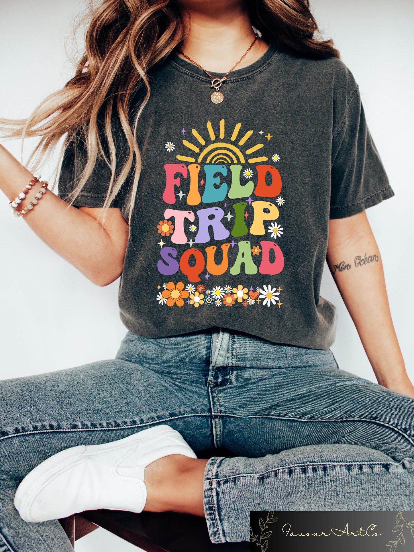 Field Day Squad T shirt School Field Day Shirt Student Matching Sweatshirt Kids Field Day Outfit Field Trip Squad Gift Fun Day Crewneck Sweatshirt – Fan Favorite · Great Gift For Fans