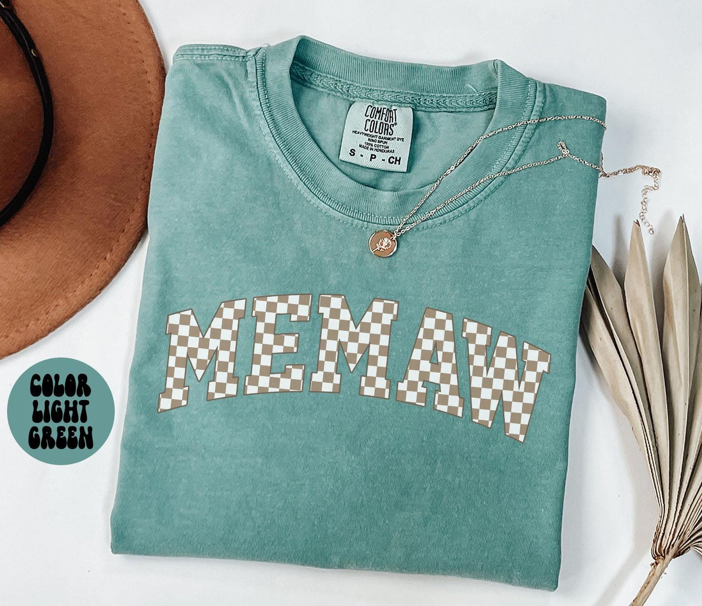 Memaw Shirt Mother39s Day Gifts Memaw Tees Memaw Gifts Checkered Memaw Tshirts Graphic Tee – Easygoing Wear · Must-Have Style