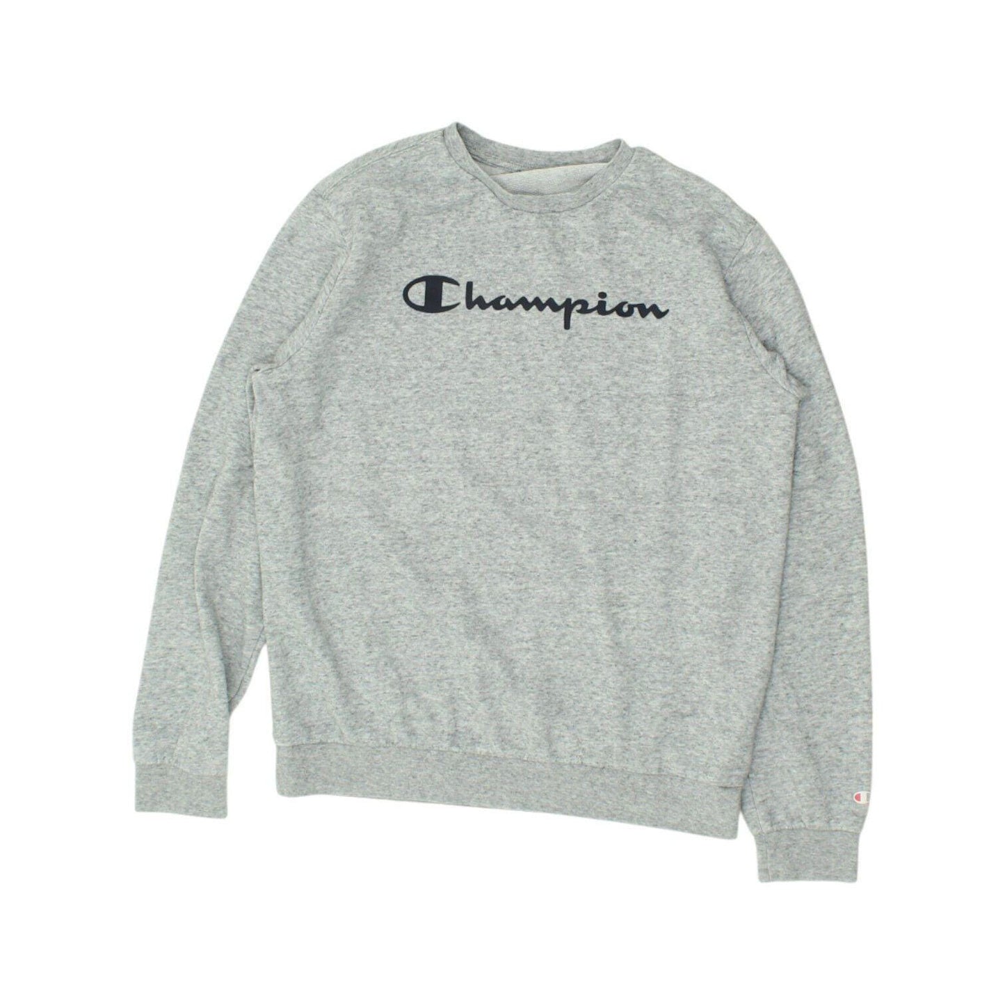 Champion Mens Grey Sweatshirt Vintage Designer Crew Neck Casual Sports Logo Sweatshirt – Premium Graphic · Must-Have Style