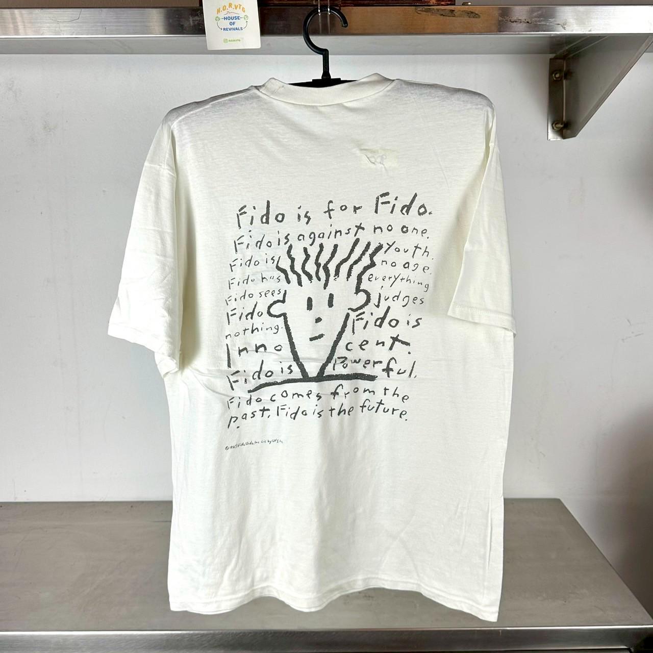 Vintage 1985 Fido Dido Perfumery Cartoon Artwork T shirt Vintage Cartoon Tshirt Cute Tshirt Vintage Fido Dido Tshirt Art Tshirt Graphic Tee – Warm & Stylish · Perfect For Daily Wear