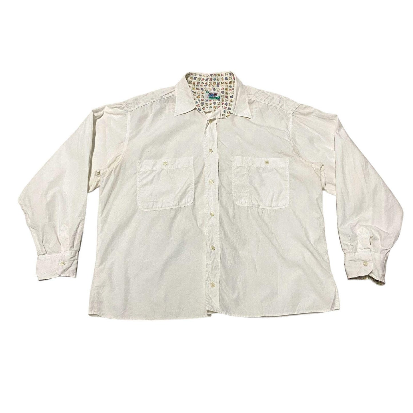 Benetton Mens Casual Shirt Vintage High End Luxury Designer Medium White VTG Graphic Tee – Premium Graphic · Trending Graphic Apparel