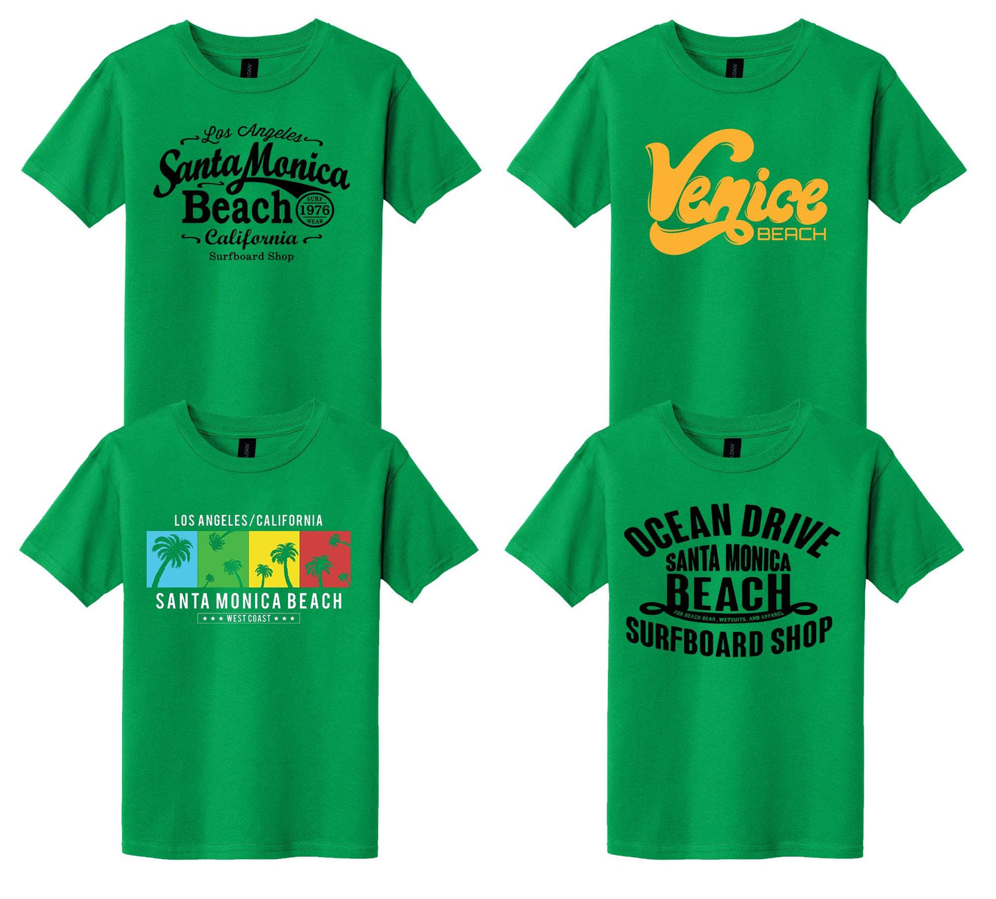 California Holiday T Shirts for Kids Venice Santa Monica Ocean Drive Graphic Tee – Cozy Vibes · Must-Have Style