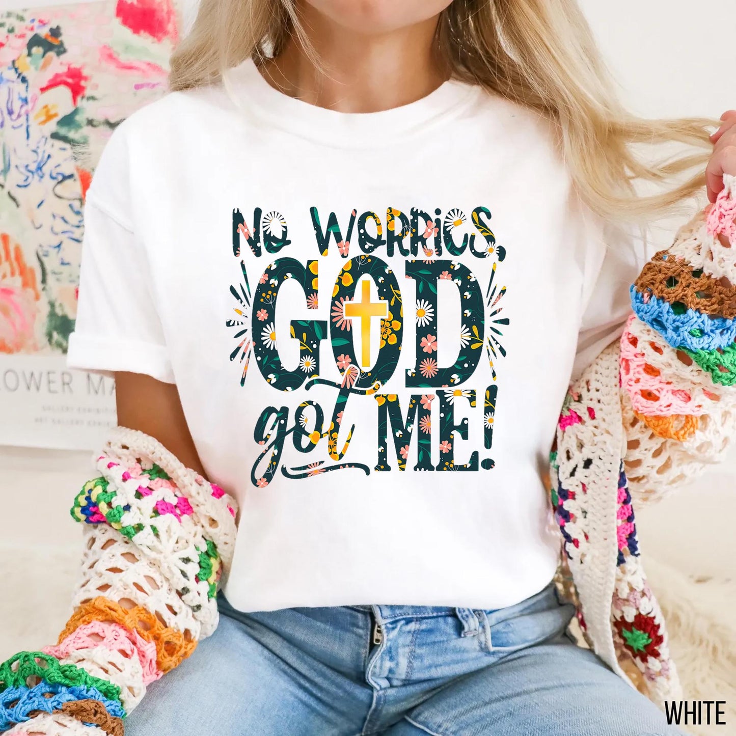 No Worries God Got Me Shirt God Love Christian Shirt Motivational Church Shirt Religious Shirt Christian Family Matching Shirt Graphic Tee – Soft Feel · Top Pick For Any Outfit