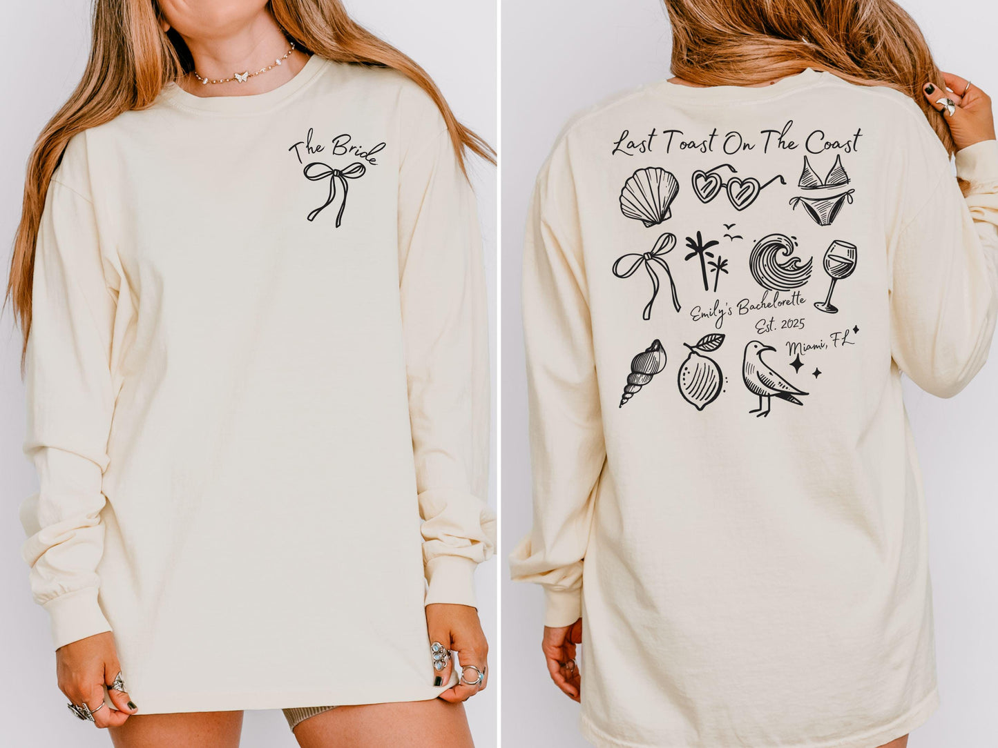 Last Toast On The Coast T shirt Beach Bachelorette Party Tee Coastal Themed Bachelorette Party Shirts Coastal Shirt Graphic Tee – Aesthetic Look · Great Gift For Fans