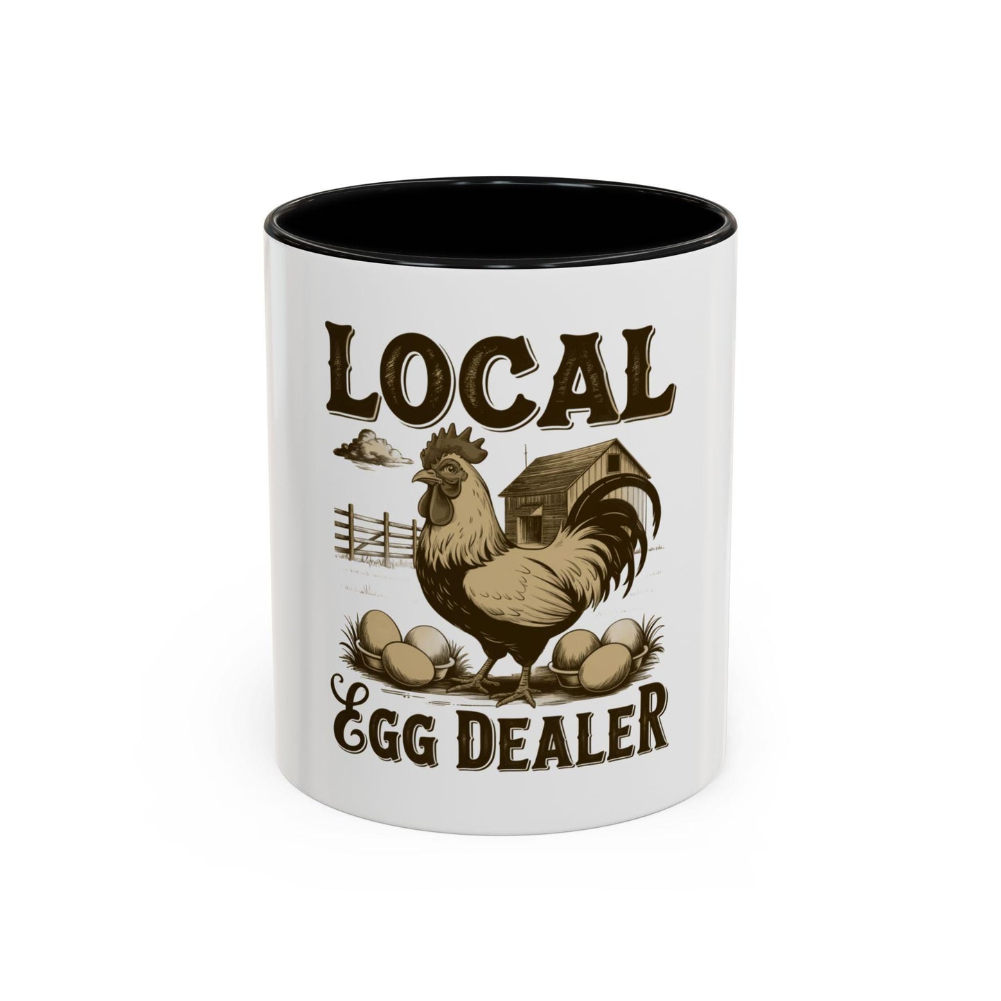 Local Egg Dealer Coffee Mug Perfect Gift for Farmers Funny Kitchen Decor Egg Lover Mug Rustic Farmhouse Style Graphic Tee – Cozy Vibes · Top Pick For Any Outfit