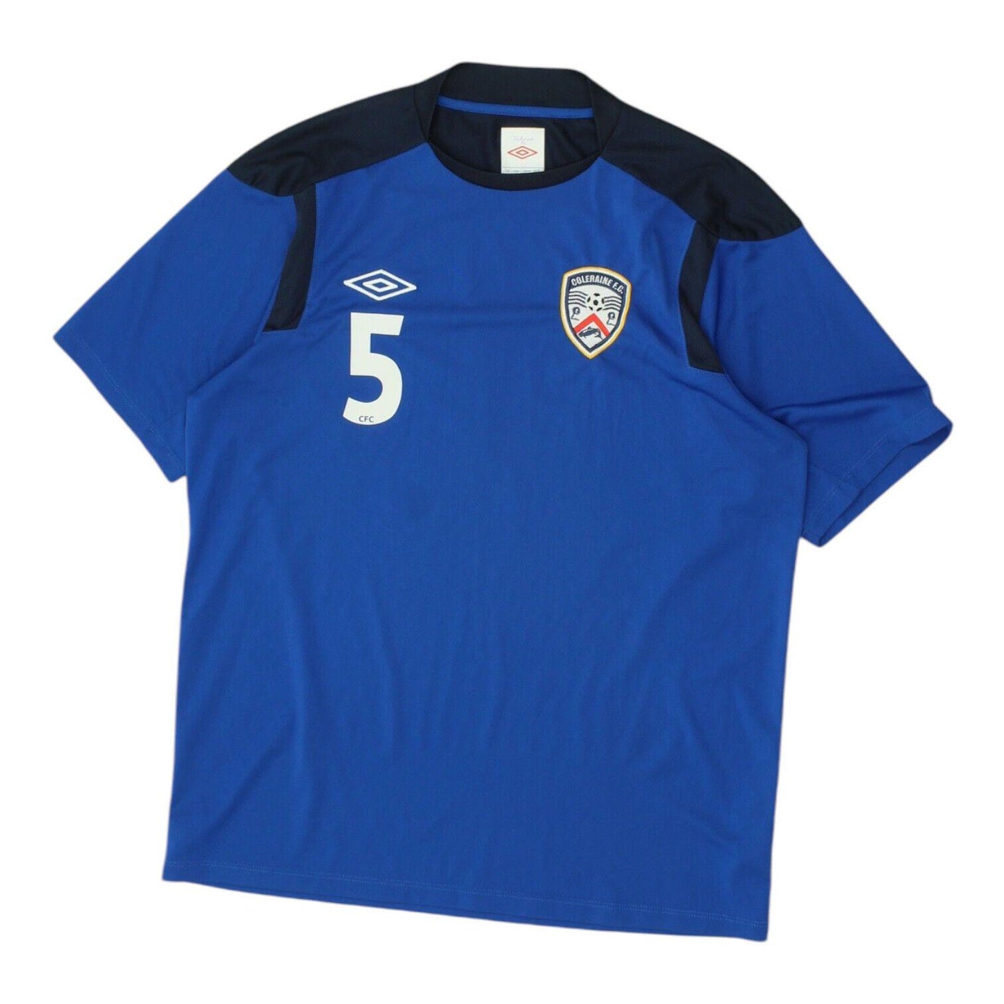 Coleraine FC Training Shirt Umbro Mens Blue Northern Irish Football Jersey Jersey – Soft Feel · Perfect For Daily Wear