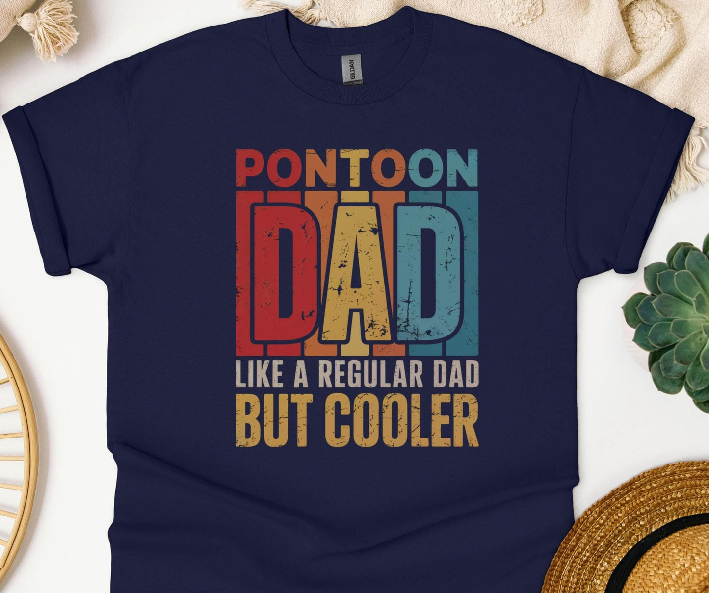 Pontoon Dad Shirt Funny Lake Dad T Shirt Like a Regular Dad But Cooler Tee Boat Captain Gift Father39s Day Gift for Dad Graphic Tee – Feel-Good Design · Trending Graphic Apparel