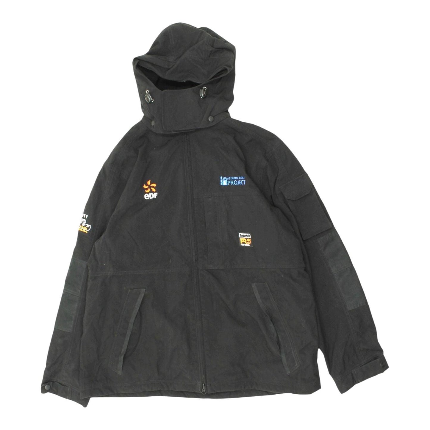 Timberland Pro Series Jacket Mens XL Black Hooded Workwear Uniform Coat Graphic Tee – Everyday Comfort · High-Quality Print