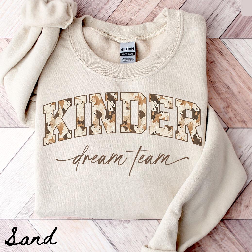 Kindergarten Team Sweatshirt Teacher Sweatshirt Kindergarten Crewneck Back to School Tee Kindergarten Department Gifts Crew Squad Sweatshirt – Feel-Good Design · Top Pick For Any Outfit
