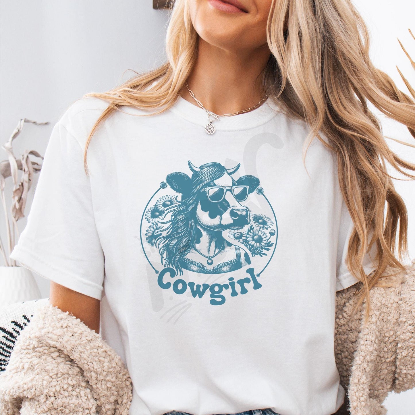 Funny Cowgirl Shirt Retro Western Cow Tee for Women Cool Cow with Sunglasses Rodeo Graphic T Shirt Country Girl Gift Graphic Tee – Warm & Stylish · Trending Graphic Apparel