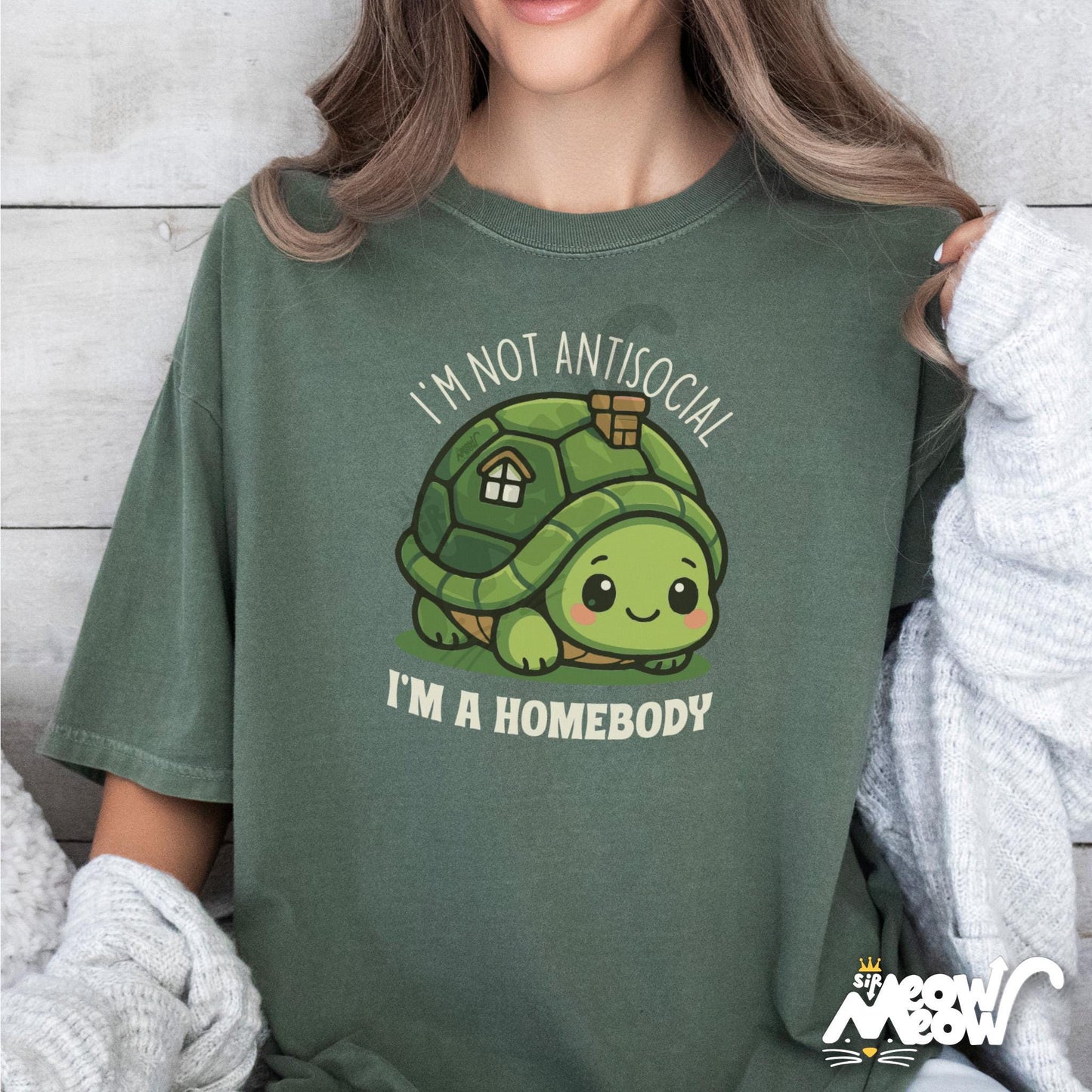 I39m Not Antisocial Turtle Shirt Funny Homebody T Shirt Introvert Gift Cute Kawaii Turtle Tee Graphic Tee – Premium Graphic · Top Pick For Any Outfit