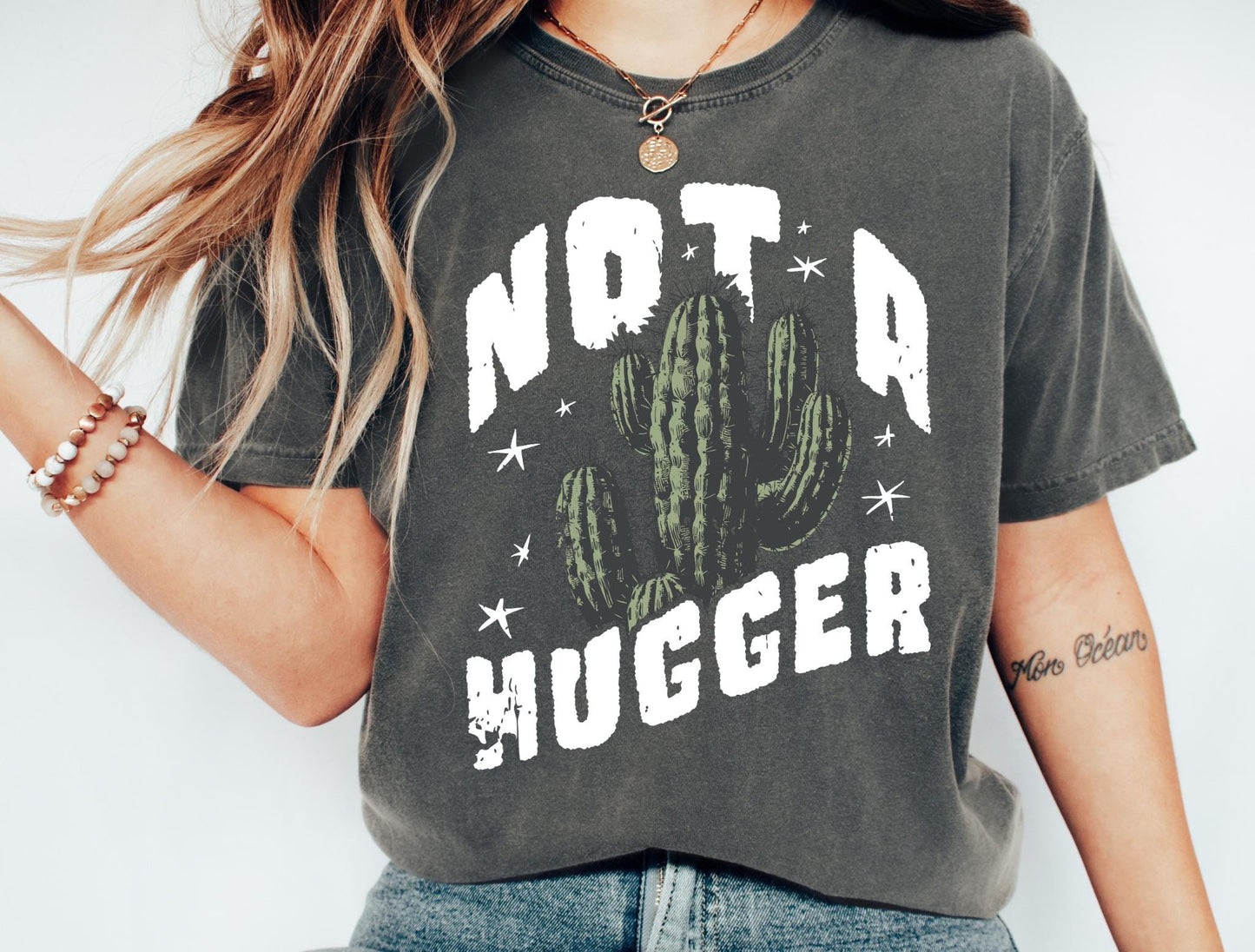 Shirt not a hugger shirt Funny Cactus T shirt Trendy Shirt Graphic Retro Vintage T Shirt Introvert Tee Funny Gift Graphic Tee – Soft Feel · Trending Graphic Apparel