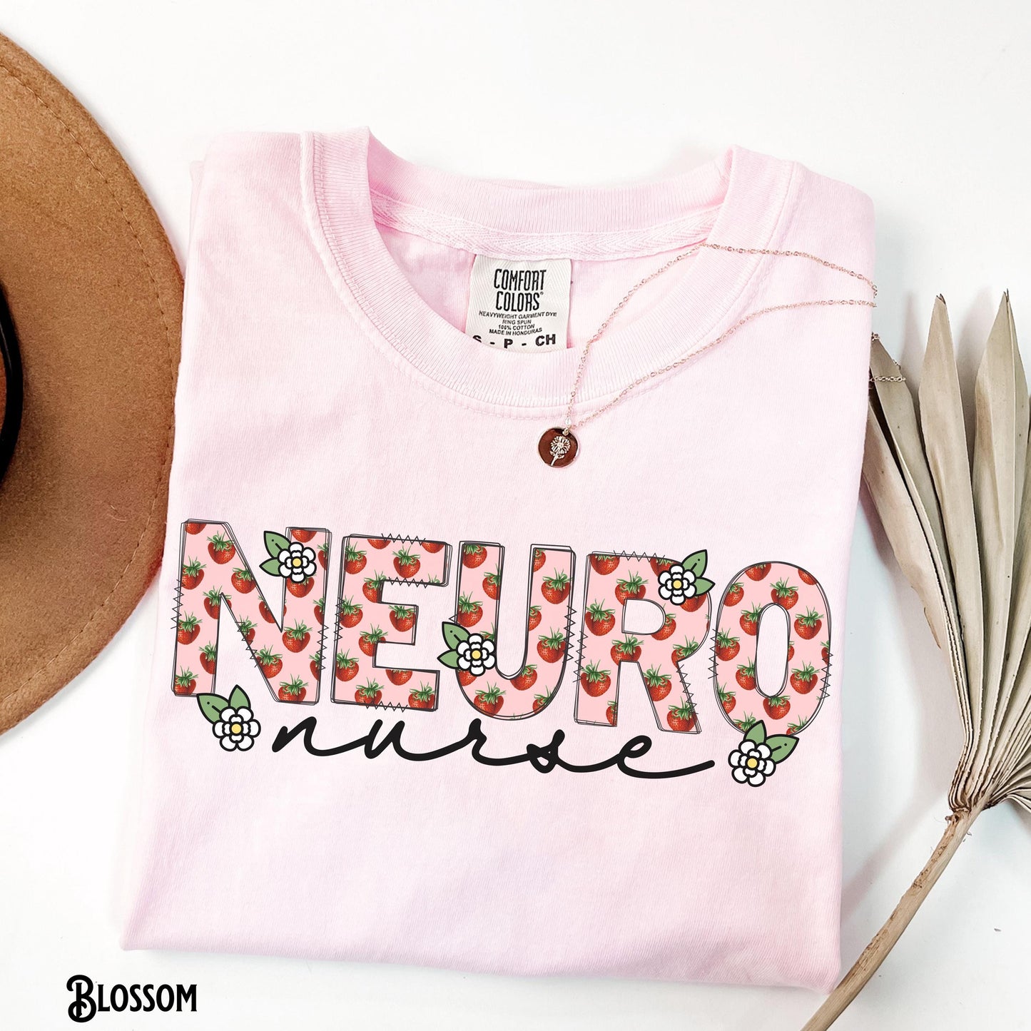 Neuro Nurse Shirt Neurology Tee Neuro Intensive Care Unit Neurological Neuro ICU RN NP Strawberry Neuroscience Gift Graphic Tee – Fan Favorite · High-Quality Print