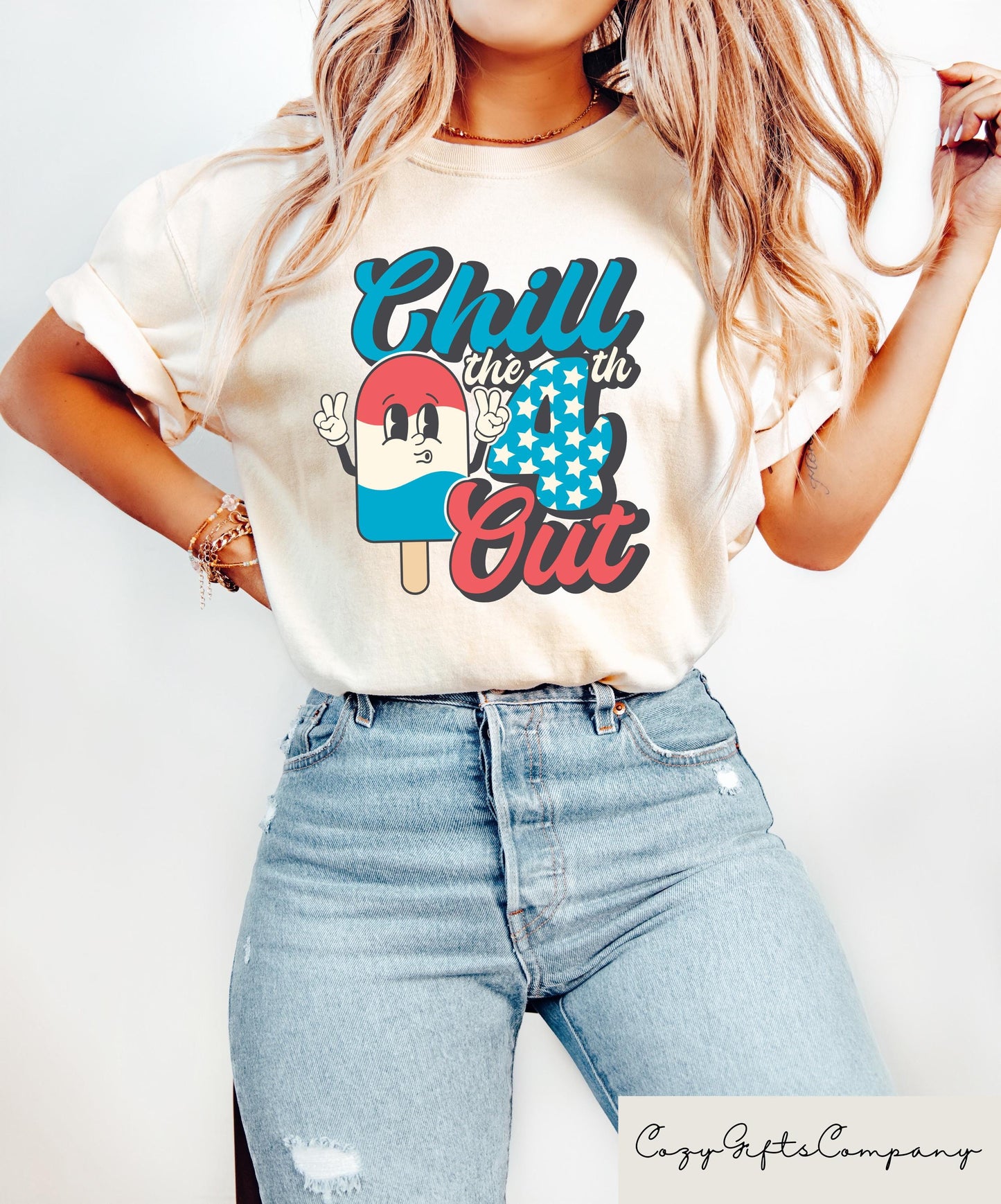 Chill The Fourth Out Shirt 4th Of July T shirt Independence Day Sweatshirt 4th July Ice Cream Tee Patriotic Women Gift Freedom Shirt Sweatshirt – Aesthetic Look · Must-Have Style