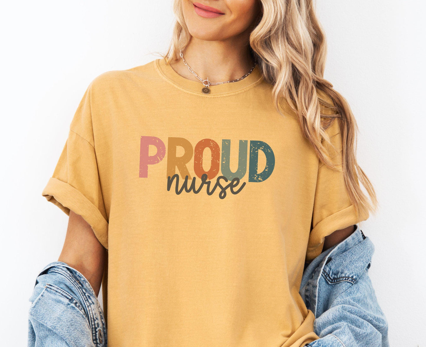 Proud Nurse Shirt LGBTQ Pride Nurse T Shirt Rainbow Nurse Gift Retro Tee Pride Month RN Gift Graphic Tee – Everyday Comfort · Top Pick For Any Outfit
