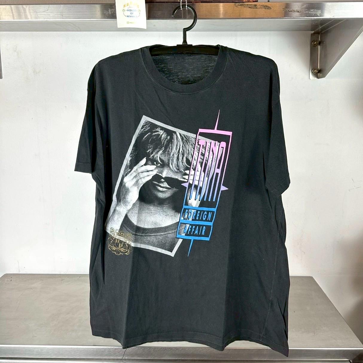 Vintage 90s Tina Turner Foreign Affair Europe Tour Single Stitch XL T Shirt Band Tshirt Vintage Music Tshirt Graphic Tee – Cozy Vibes · Must-Have Style