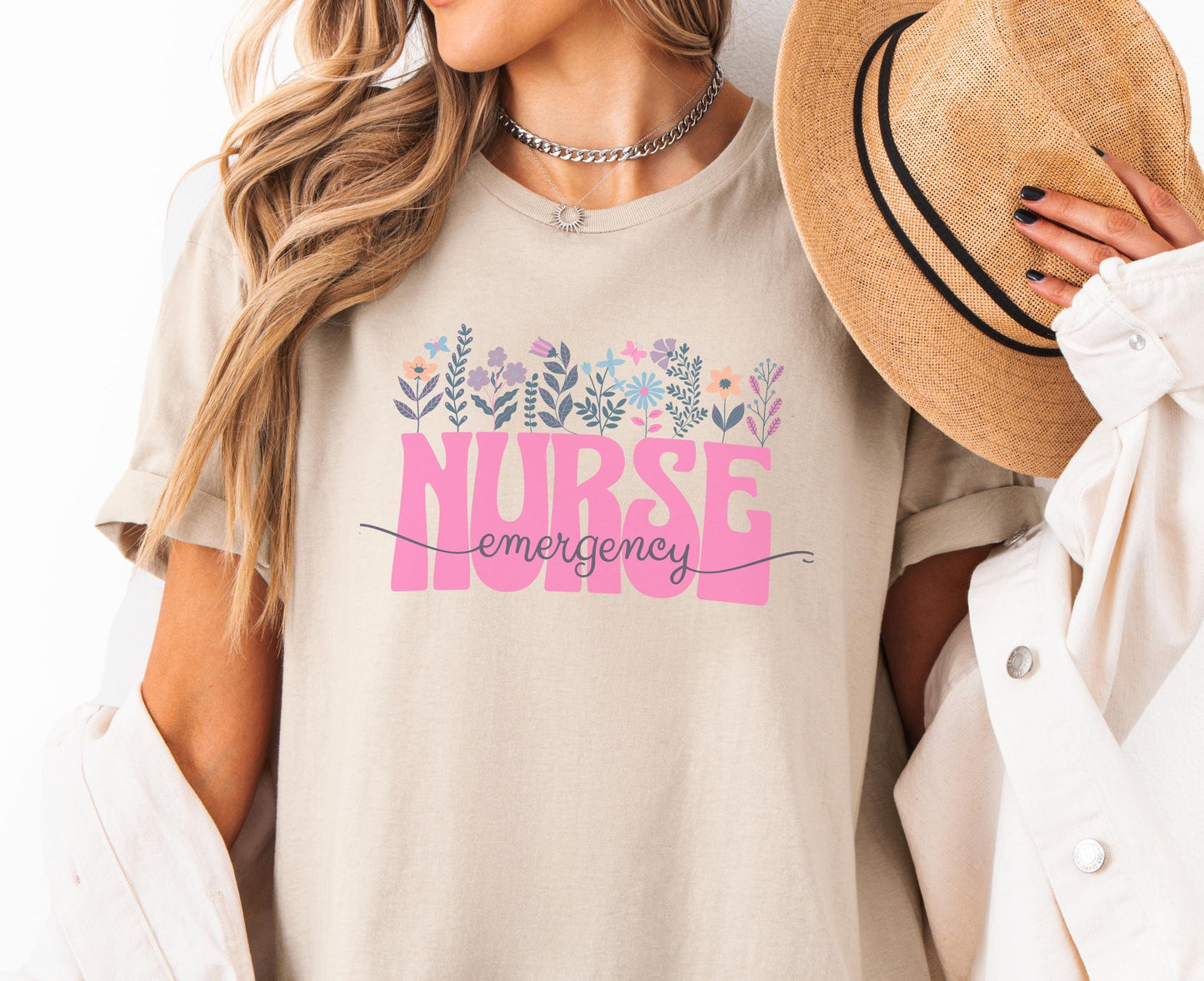 Emergency Nurse Floral T Shirt Cute Nurse Tee Emergency Room Nurse Gift Nurse Appreciation Floral T Shirt ER Nurse T Shirt Graphic Tee – Cozy Vibes · Trending Graphic Apparel