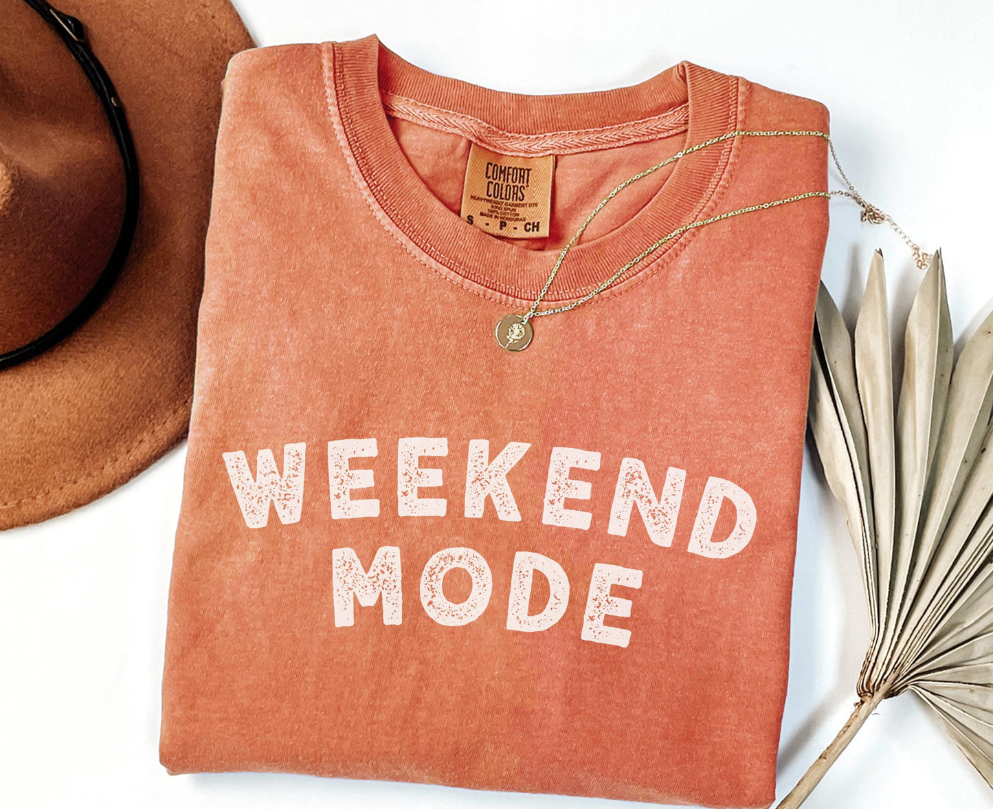 Weekend Mode Shirt Tee Cute Summer T Shirt Weekend Graphic Tee Girls Weekend Gifts Vacation Mode Shirt Graphic Tee – Soft Feel · High-Quality Print